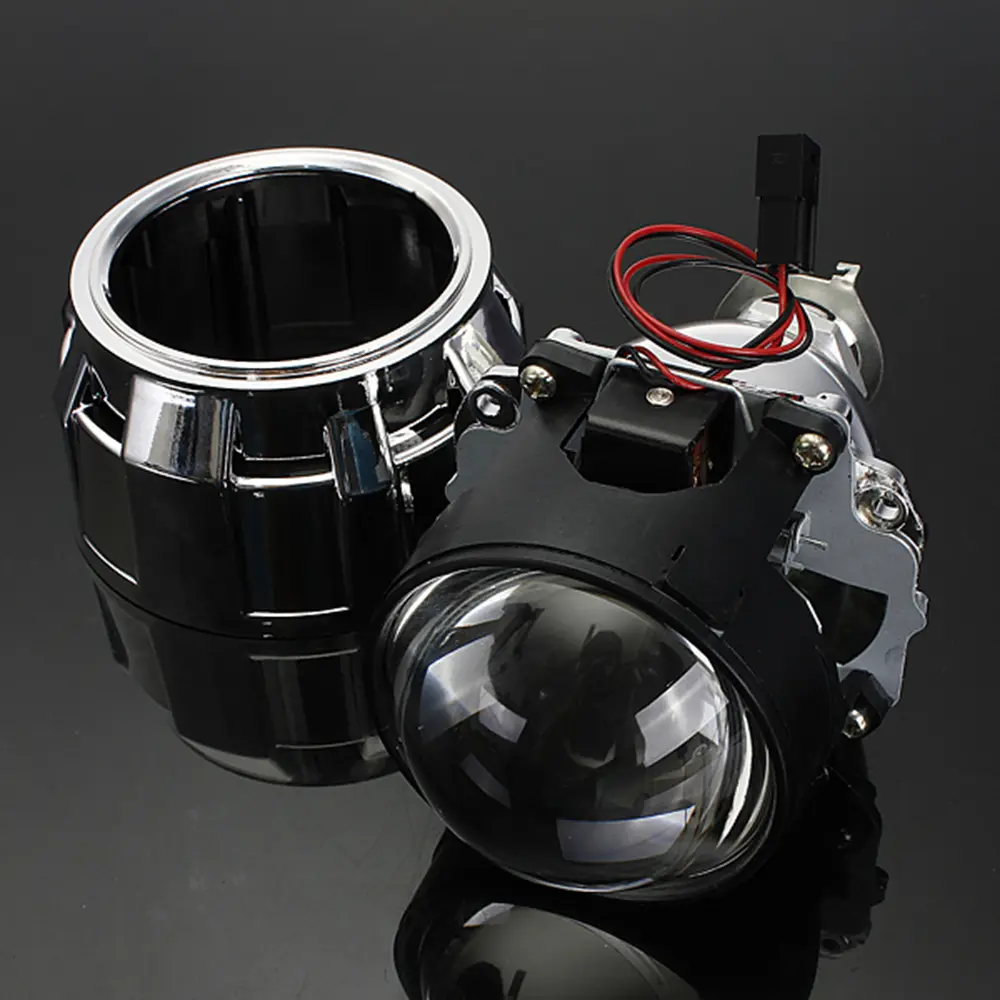2.5 Inches Mini Bi-xenon Projector Lens Right Hand Drive for H1, H4 and H7 Bulb Right Drive with Screw Car Accessories