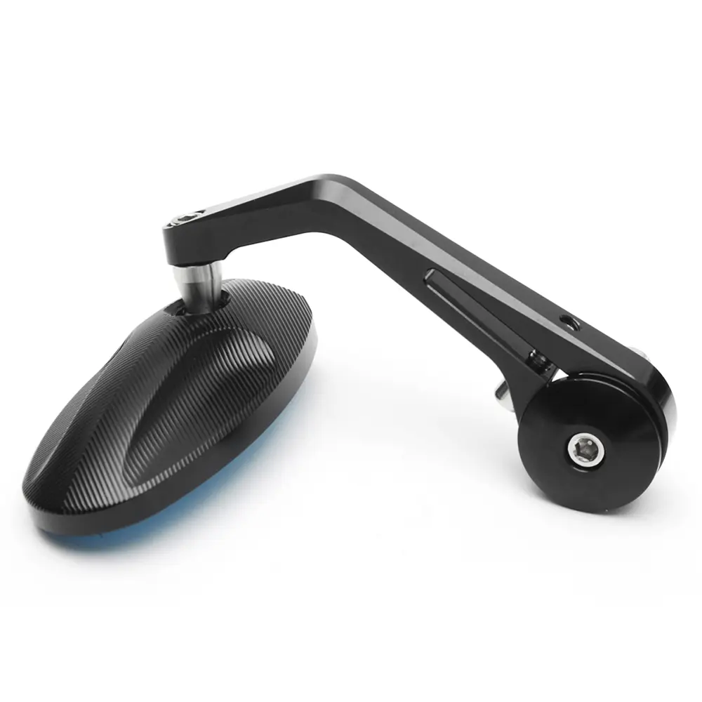 2Pcs CNC Motorcycle Bar End Black Rearview Side Mirrors for Triumph Speed Triple