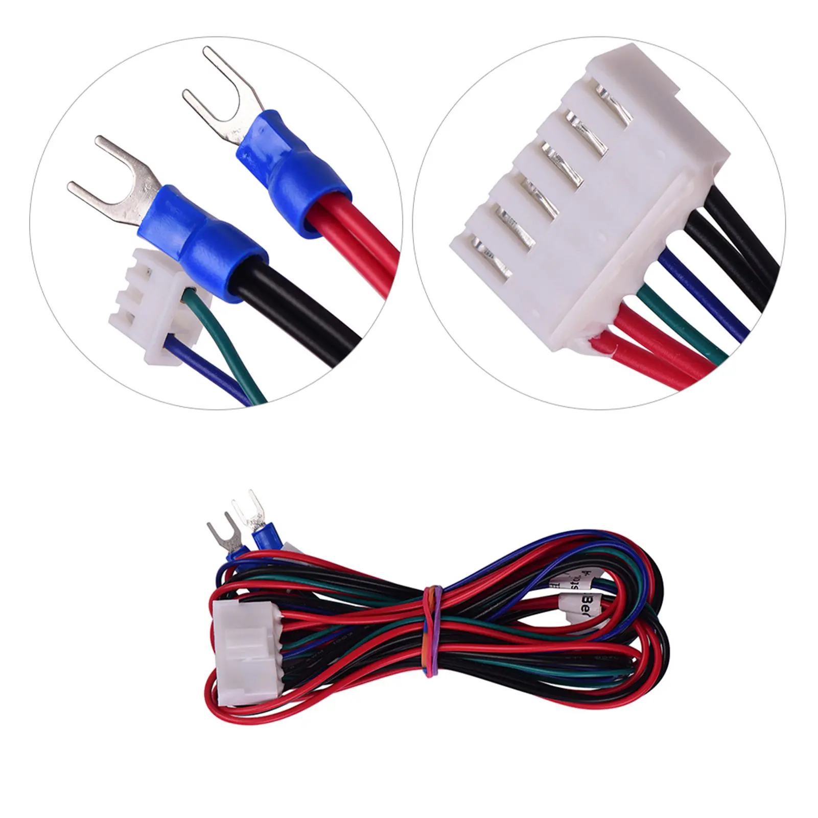 Anet 18AWG Upgrade Heated Bed Cable Hot Bed Line Heatbed Wire Length 35.4 Inch for Anet Anet A8 A6 A2 A3 E12 E10 3D Printer