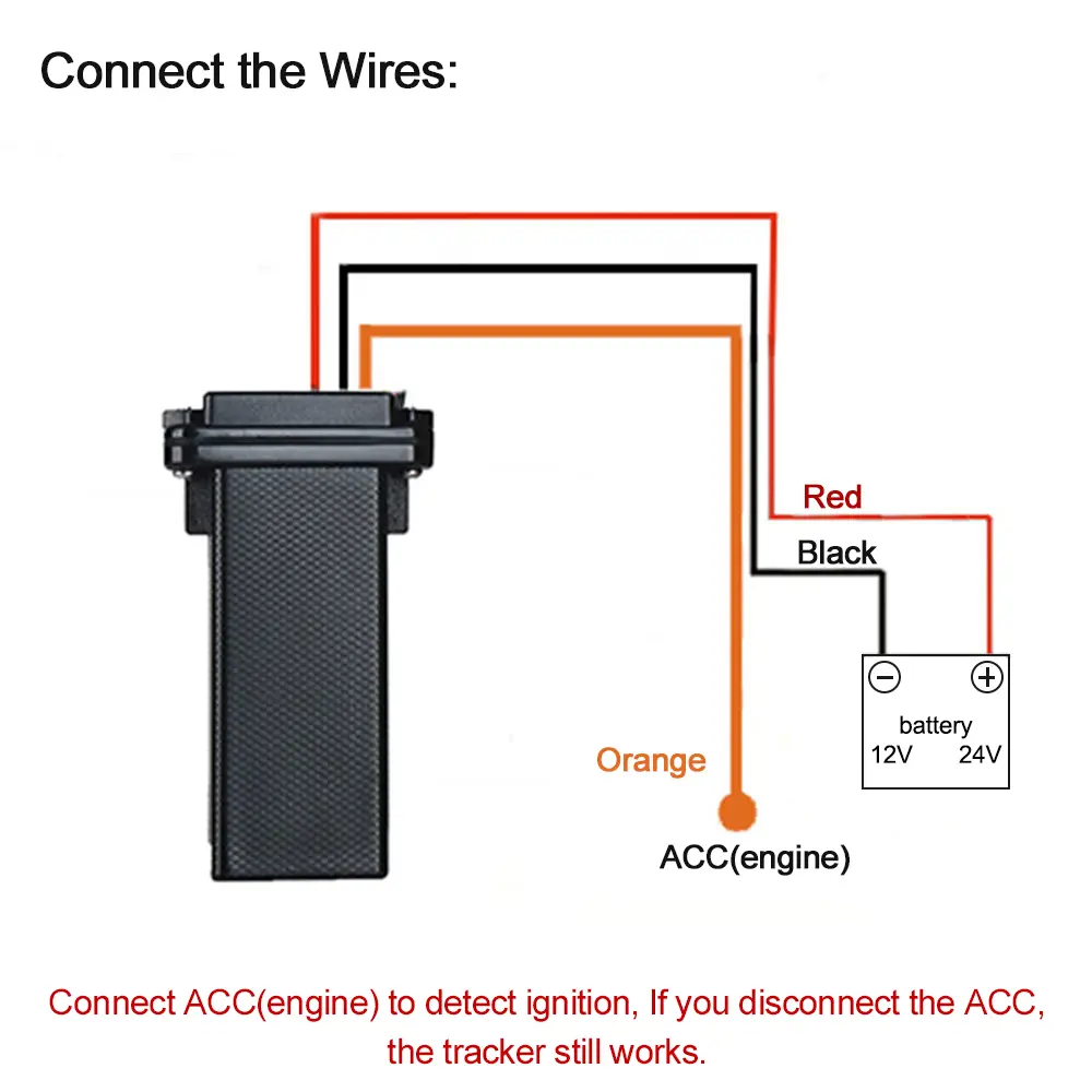 Waterproof Vehicle GPS Tracker Real-time Locator GPS/GSM Global Real Time Tracking Device for Vehicle Car Motorcycle