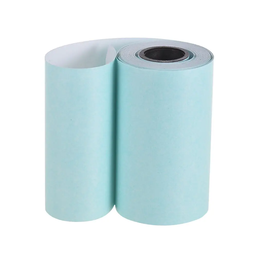 3 Roll Printable Sticker Paper Roll Direct Thermal Paper with Self-adhesive 57*30mm for PeriPage A6 Pocket Thermal Printer
