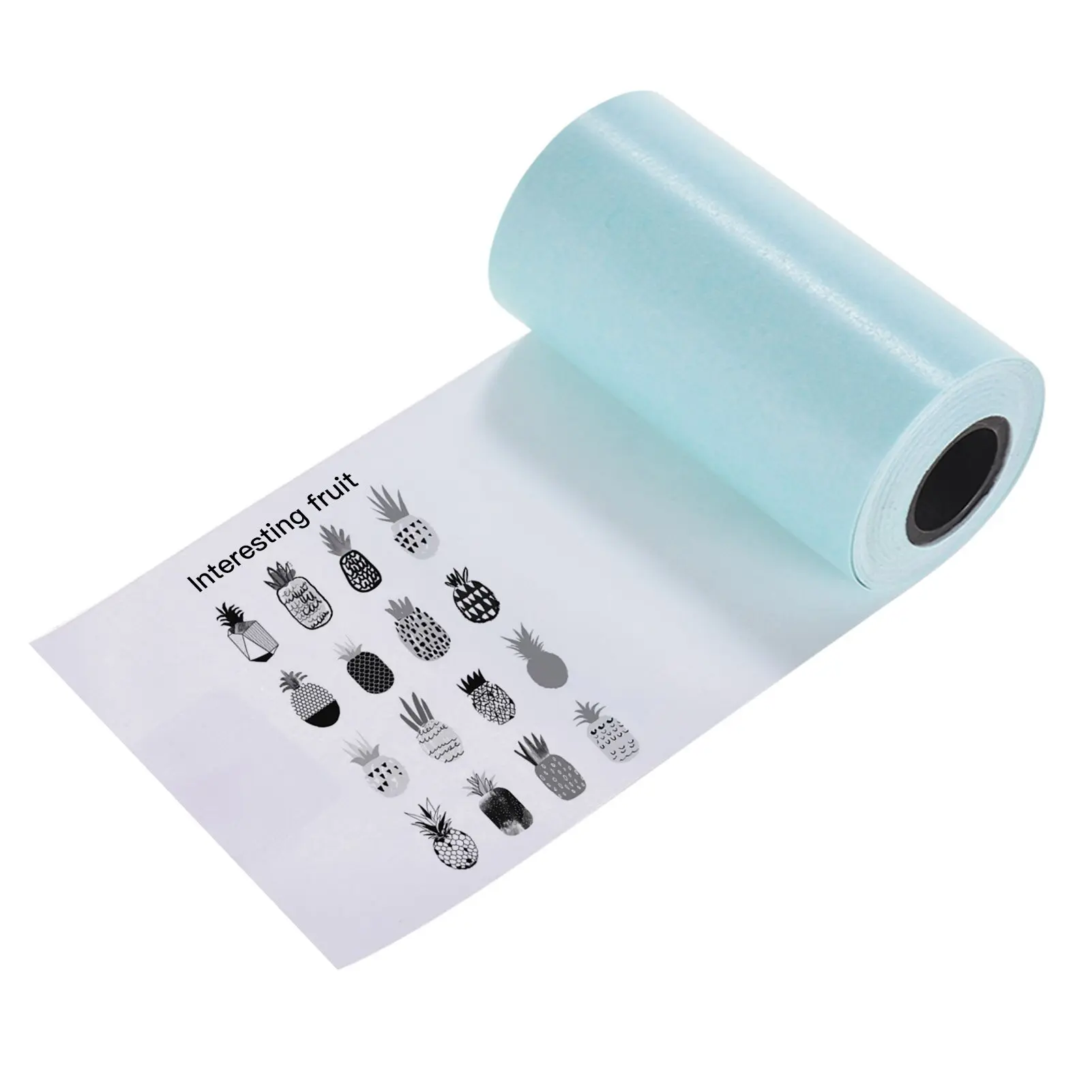 3 Roll Printable Sticker Paper Roll Direct Thermal Paper with Self-adhesive 57*30mm for PeriPage A6 Pocket Thermal Printer