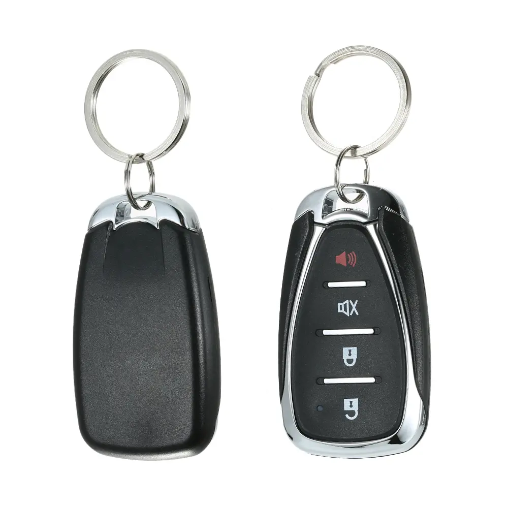Universal Car Vehicle Security System Burglar Alarm Protection Anti-theft System 2 Remote with Siren Wiring Harness Programmable