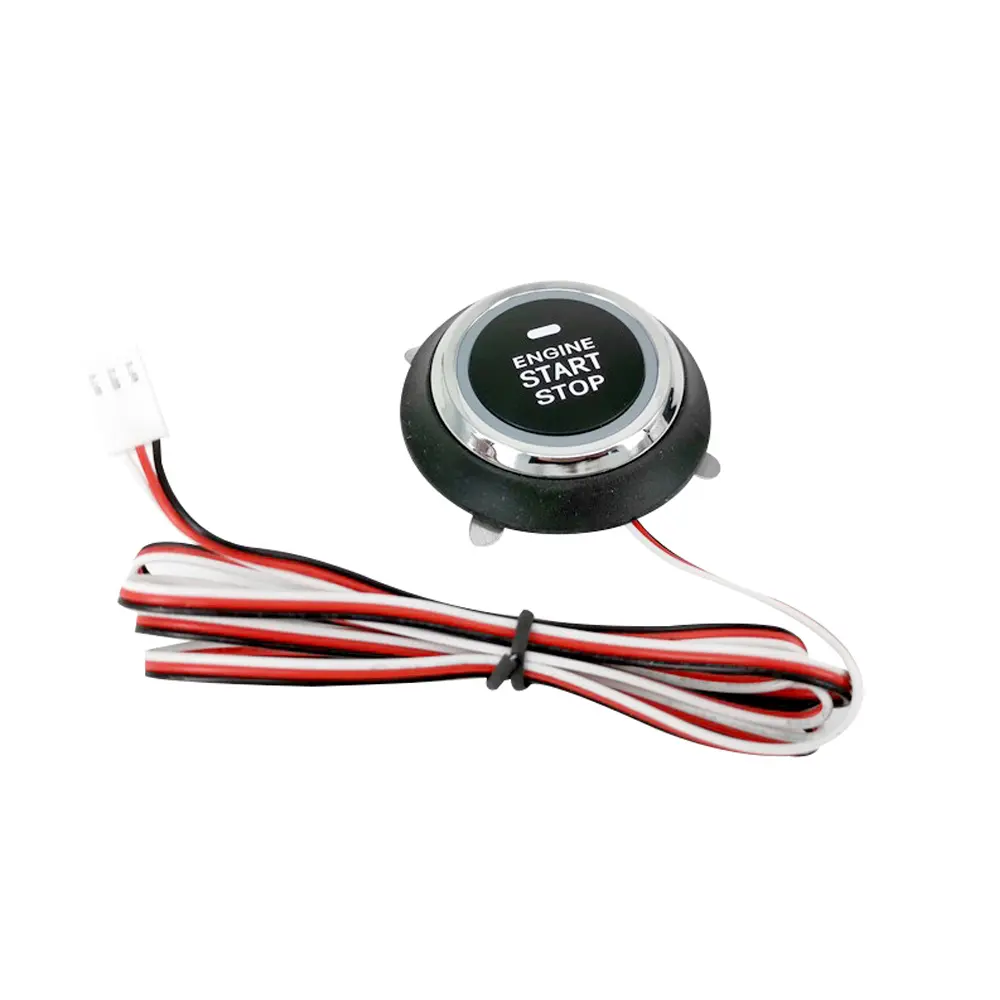 12V Car Engine Push Starts Button Ignition Starter Keyless Engine Starts Stop System Push Button Starts Stop Button