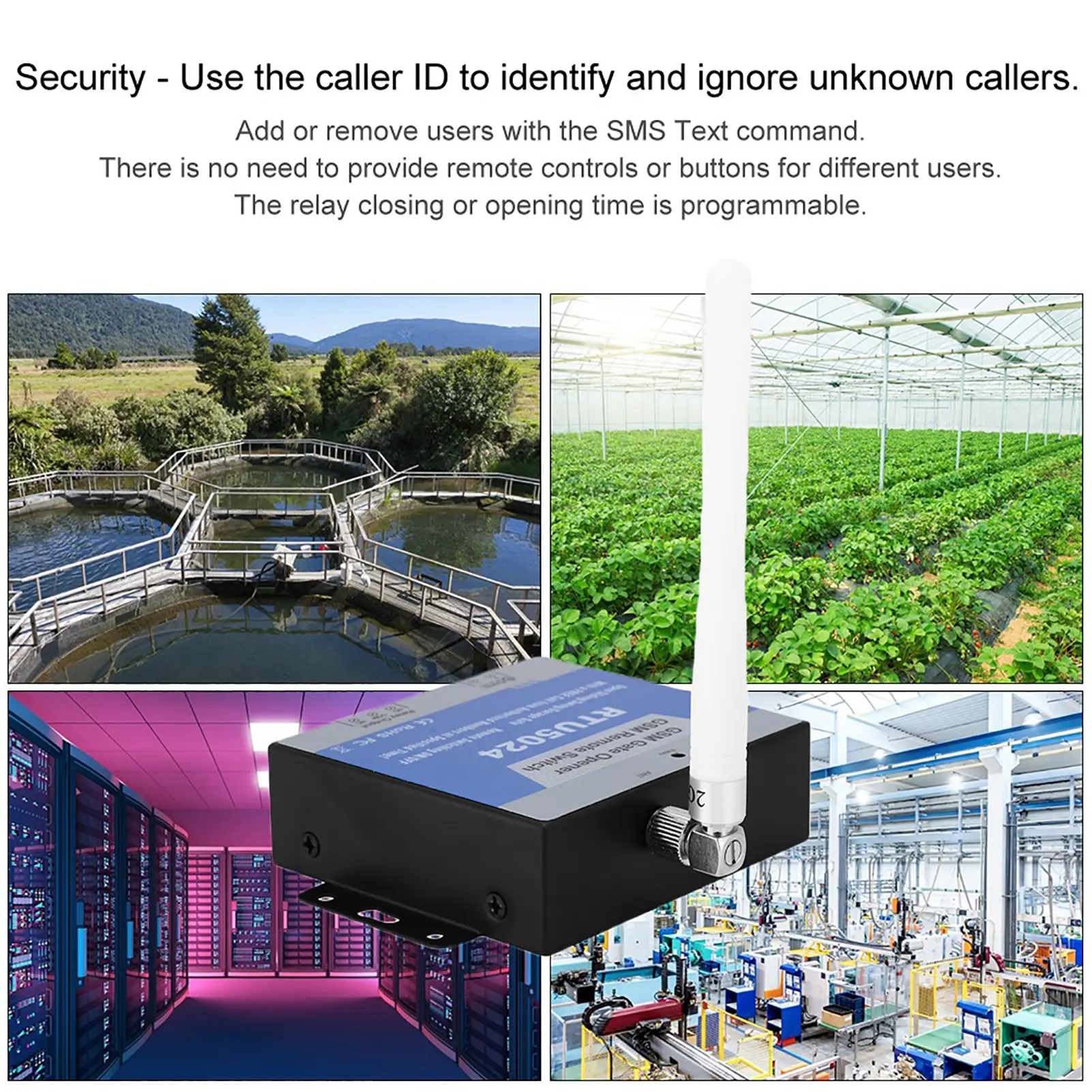 Access Controller RTU5024 GSM Mobile Phone Access Controller Remote Control Switch SMS Door Control Security Door Access Control