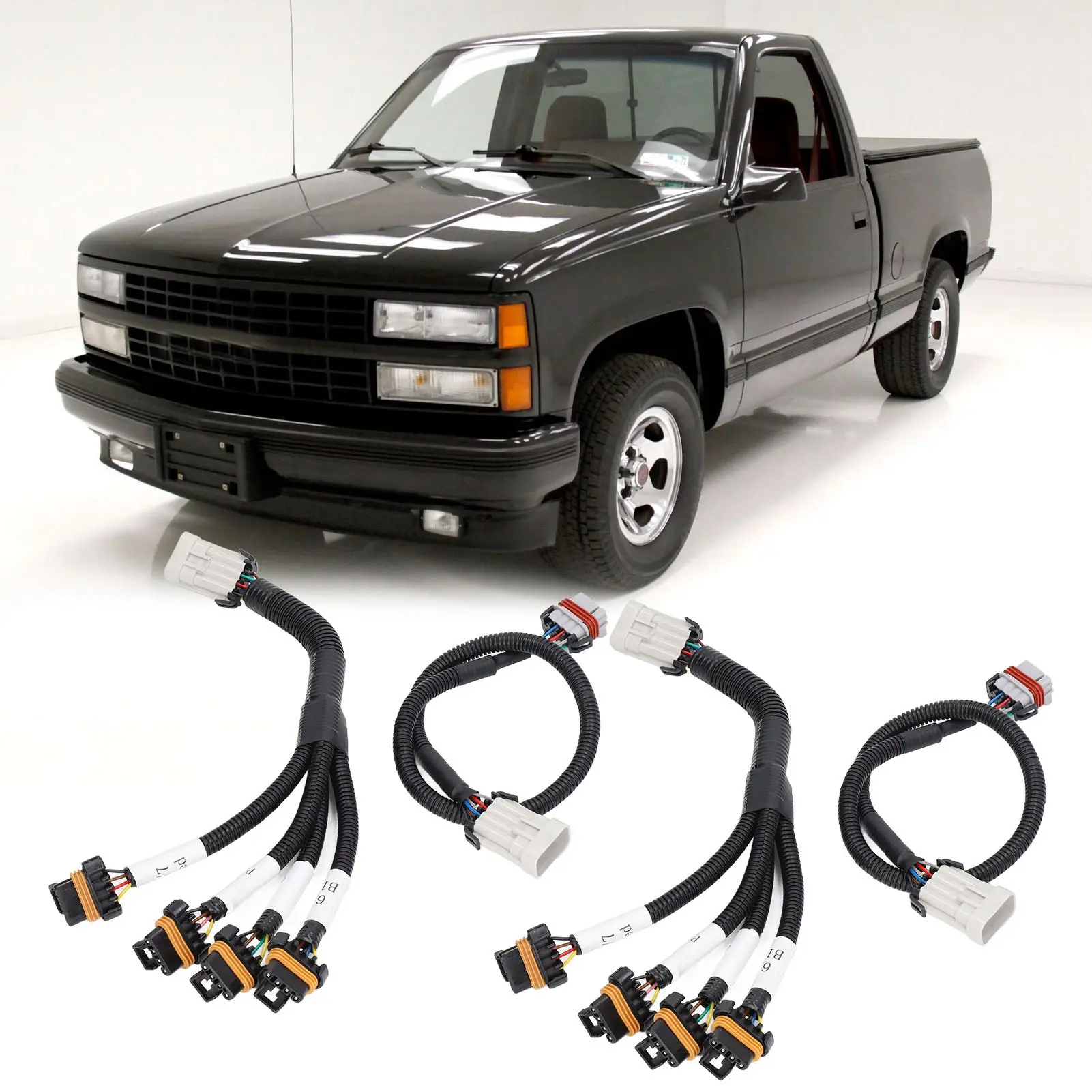 D580 Ignition Coil Extension Harness Ignition Coil Relocation Extension Harness Kit ABS High Performance 2558948 for LS1 LS6 LSX