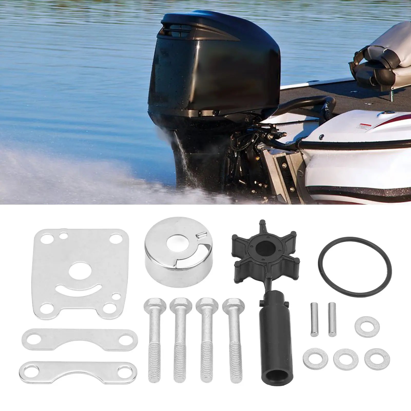 6L5 W0078 00  Repair Kit 6L5 W0078 00 Impeller Rebuild Set for  3HP 3MSHQ 3MLHP 3MLHT 3MSHA 3MSHT 3MSHU Outboard