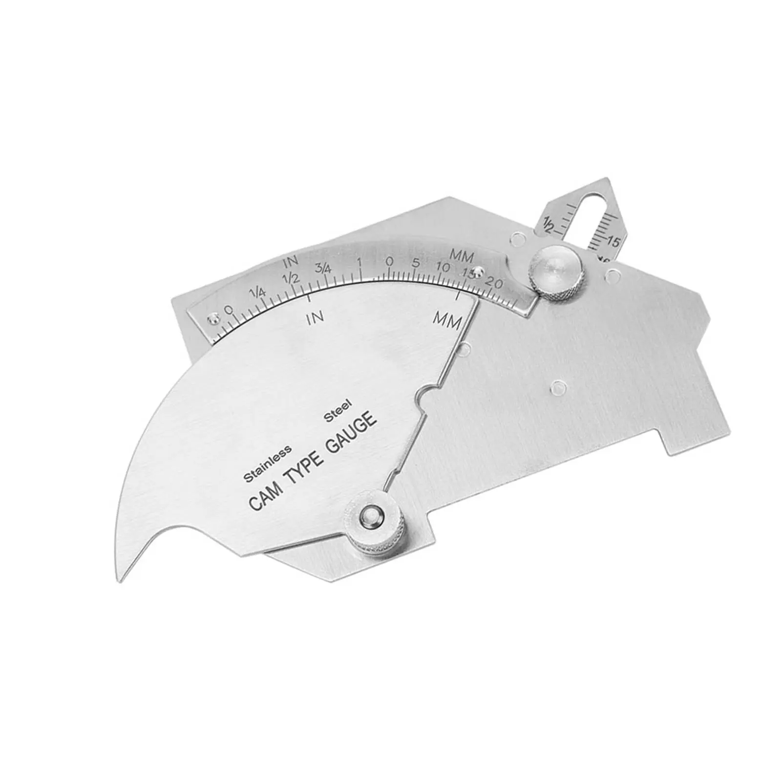 Seam Inspection Ruler Weld Gauge Steel Welding Measure Tool MG-8 Weld Gauge Seam Inspection Ruler Bridge CAM Welding Gage