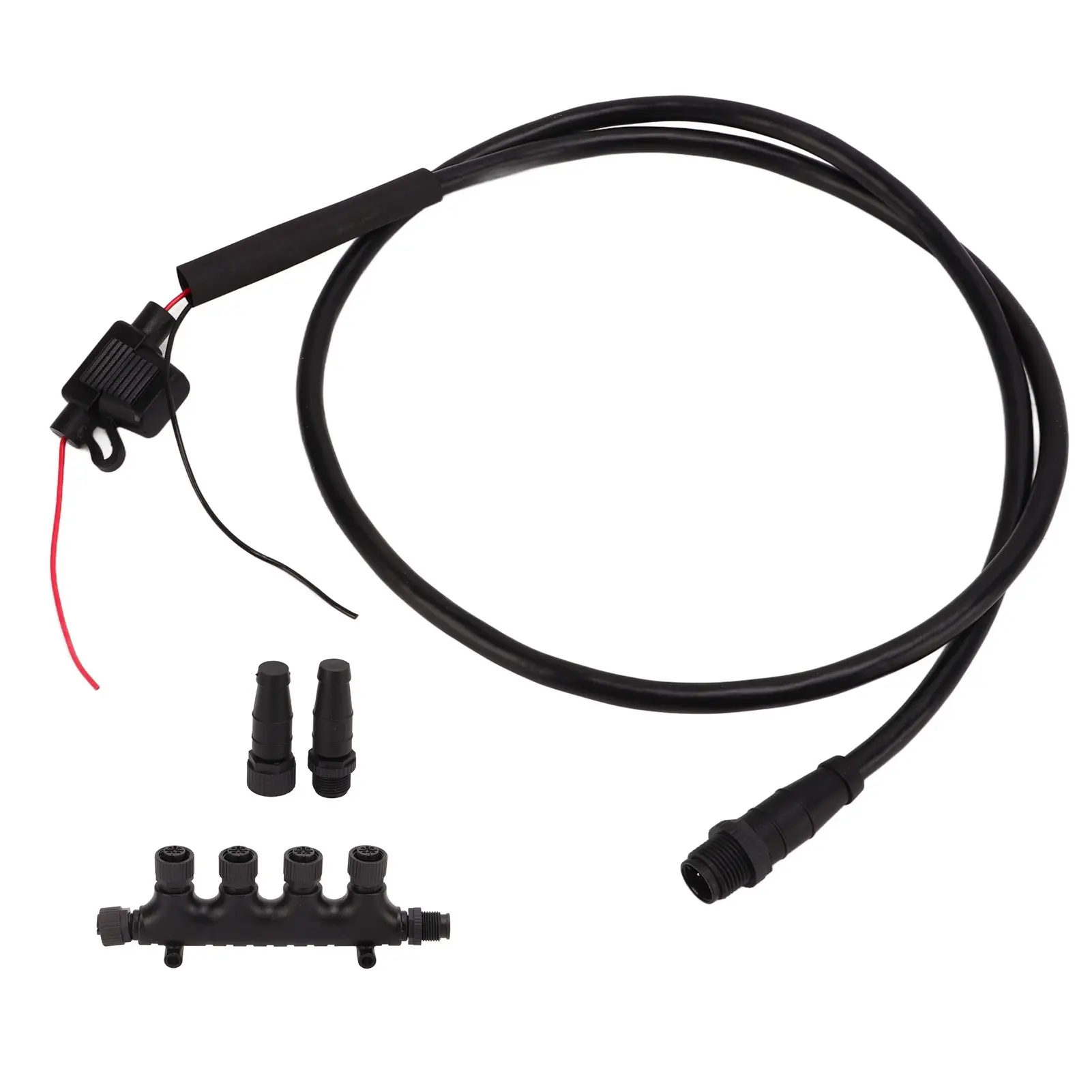 Backbone Cable Marine Drop Cable for NMEA 2000 Male Backbone Cable IP67 Waterproof 5 Pin Marine Drop Cable for Lowrance Networks
