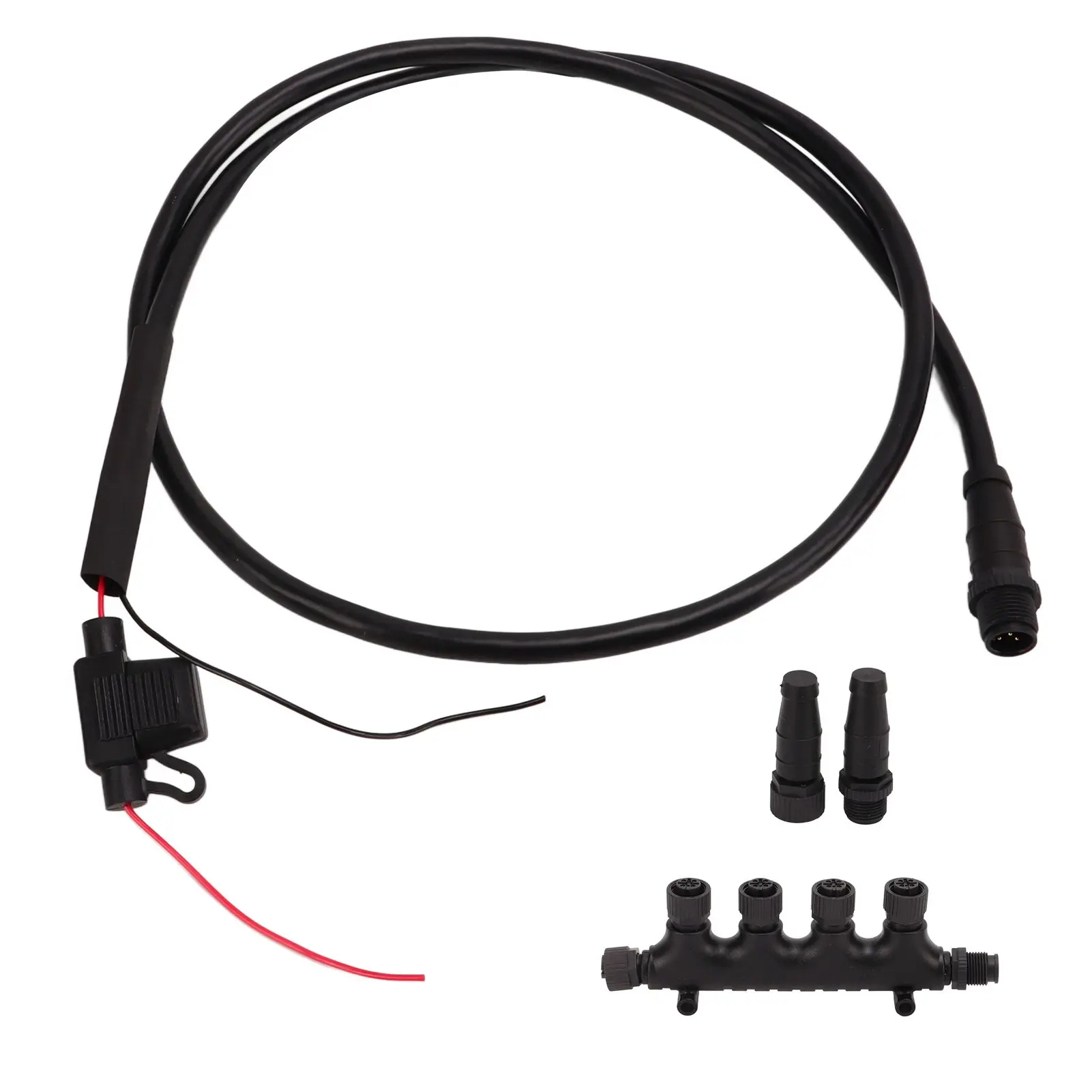 Backbone Cable Marine Drop Cable for NMEA 2000 Male Backbone Cable IP67 Waterproof 5 Pin Marine Drop Cable for Lowrance Networks