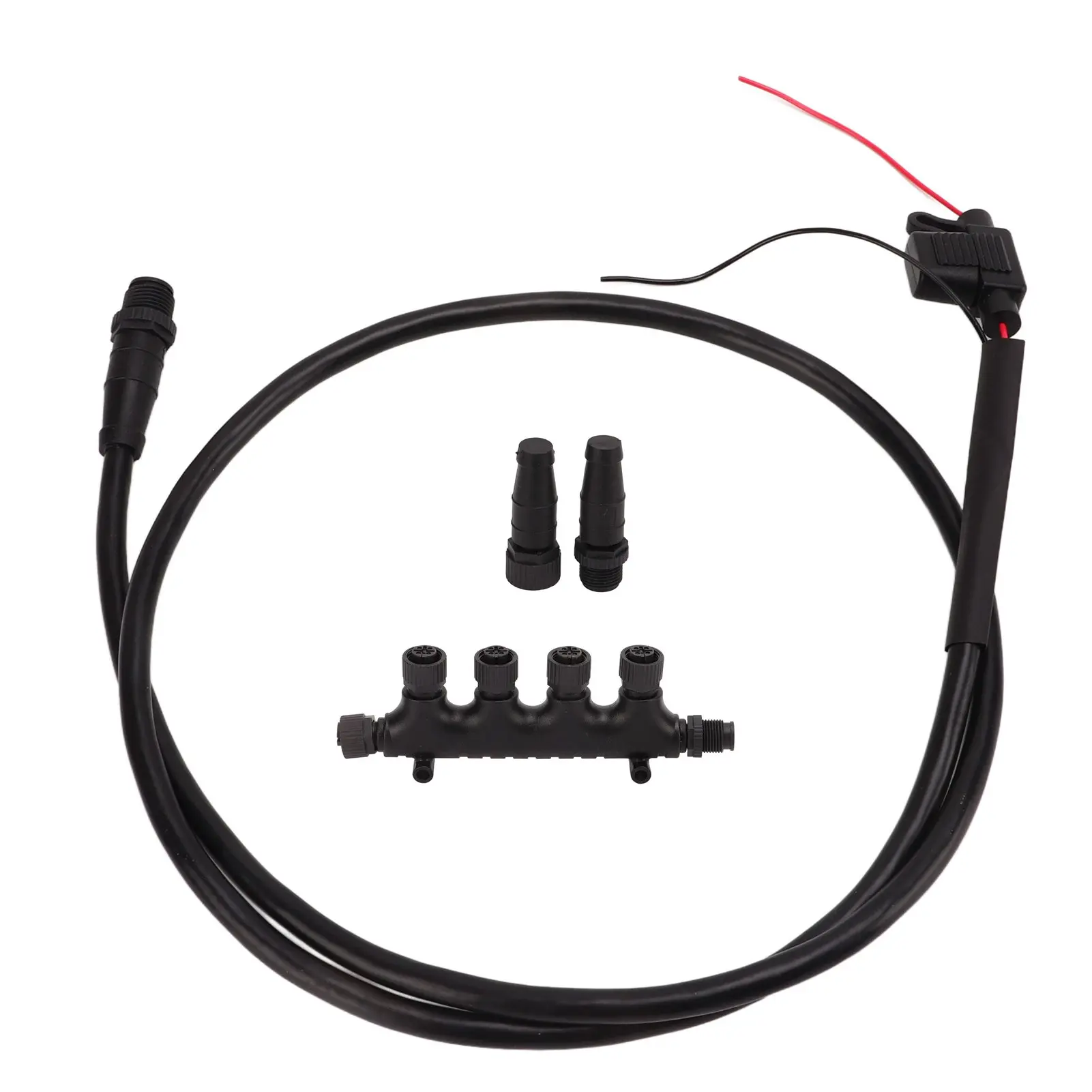 Backbone Cable Marine Drop Cable for NMEA 2000 Male Backbone Cable IP67 Waterproof 5 Pin Marine Drop Cable for Lowrance Networks
