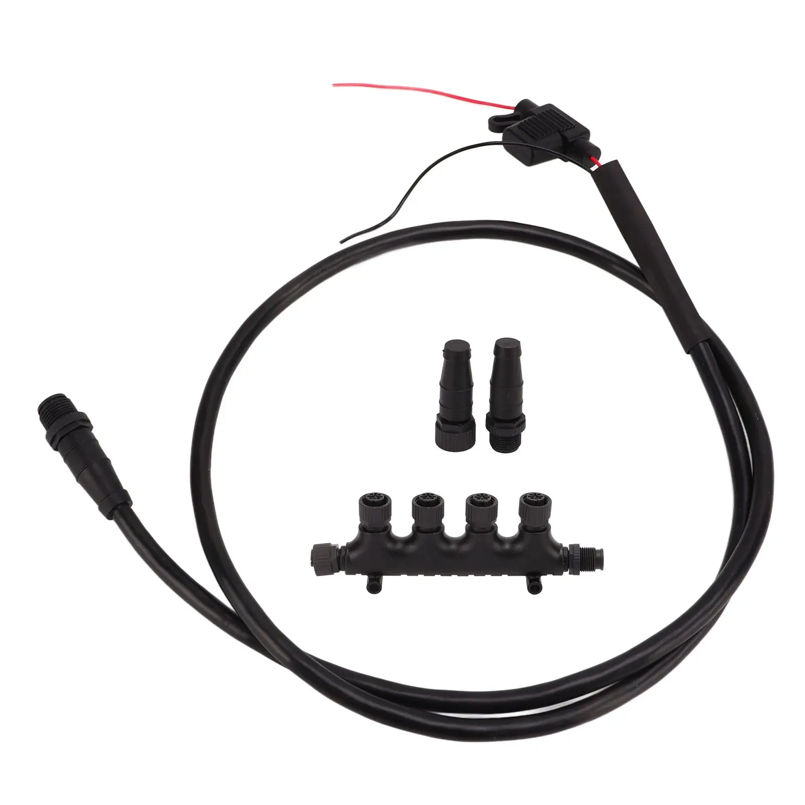 Backbone Cable Marine Drop Cable for NMEA 2000 Male Backbone Cable IP67 Waterproof 5 Pin Marine Drop Cable for Lowrance Networks