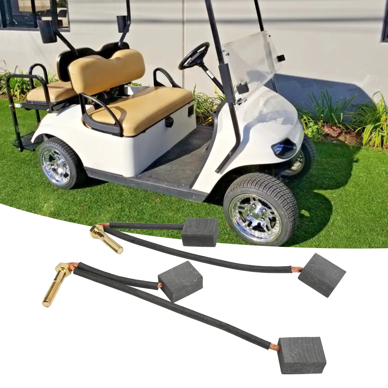 1021862‑01 73120‑G25  Car Motor Brush Kit 102187101 Plug and Play Replacement for EZGO Electric TXT 640 835 1997-2009