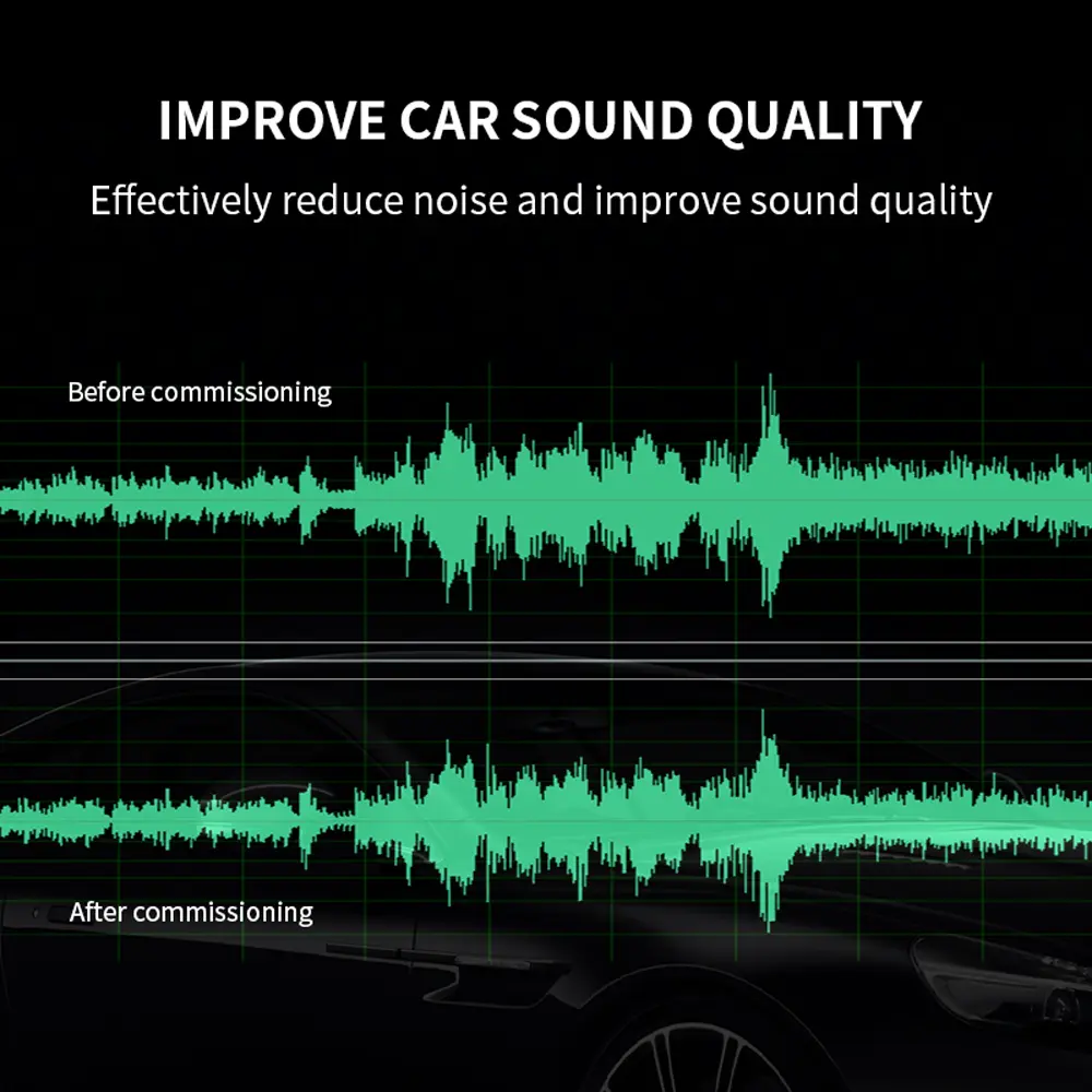 Professional 7 Band Car Equalizer Multifunctional Car Audio EQ Tuning Crossover Amplifier Parametric Equalizer Car Audio Equaliz