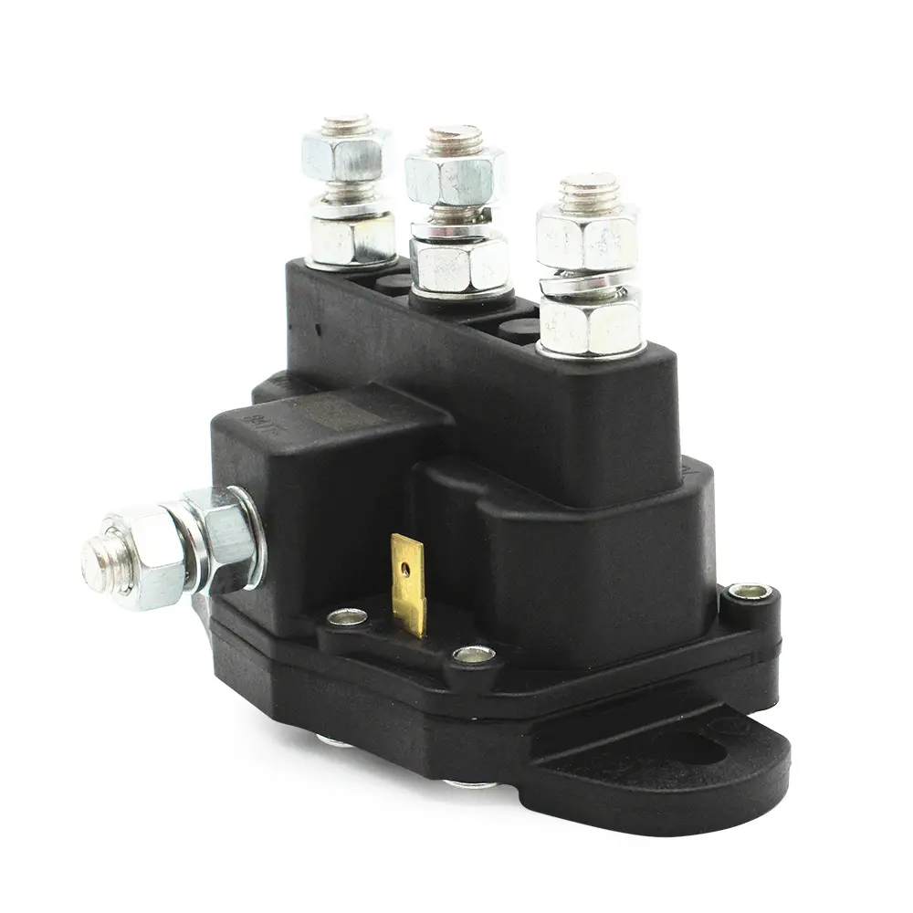 RELAY WINCH MOTOR REVERSING SOLENOID SWITCH 12 VOLT RELAY WINCH MOTOR REVERSING SOLENOID 5/16"-24 Threaded Studs for Motor