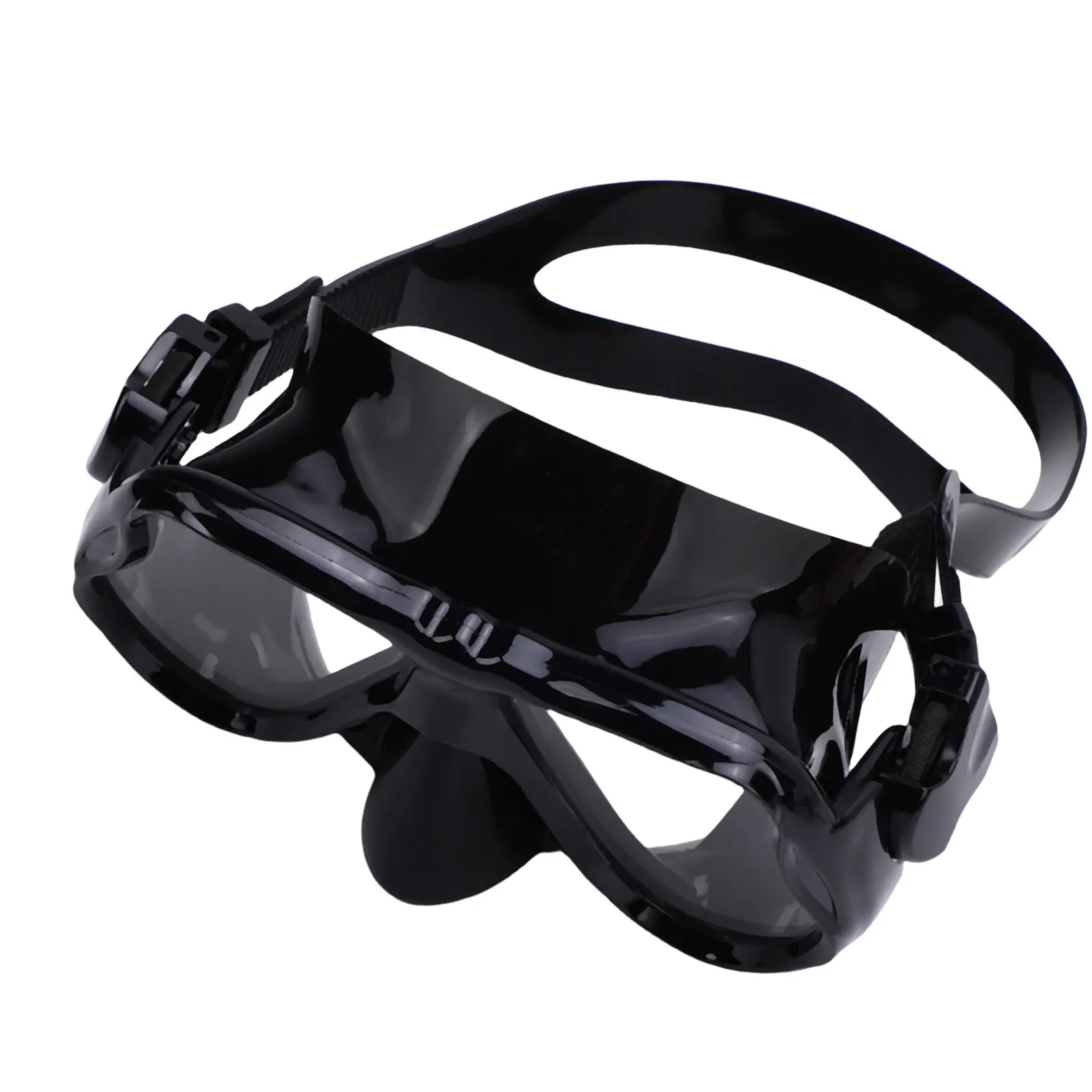 Swimming Glasses with Nose Cover Adults 180 Degree Clear View for Snorkeling Diving Pool Beach Swimming Glasses with Nose Cover