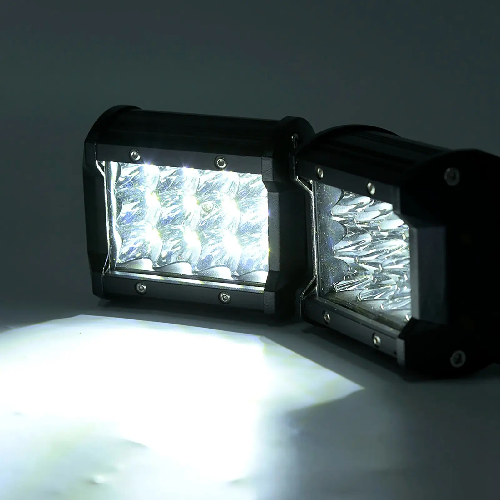 1 Pair 4inch 4-Row 36W LED  Working Light Bar Driving Lamp Car Truck Modification Car LED Work Light 36W Car Work Light
