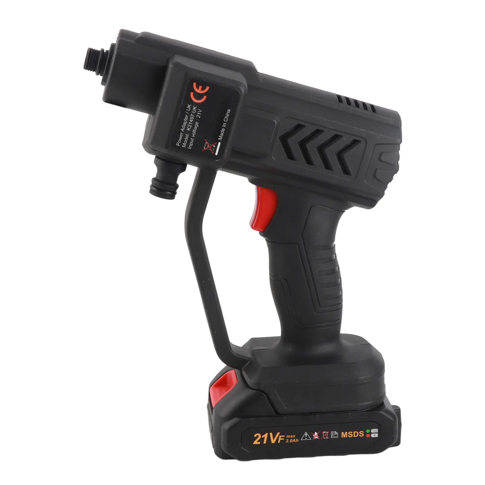 Cordless Power Washer 60Bar 300W High Power Washer Machine with Rechargeable Battery for Car Fence Floor Cleaning Watering