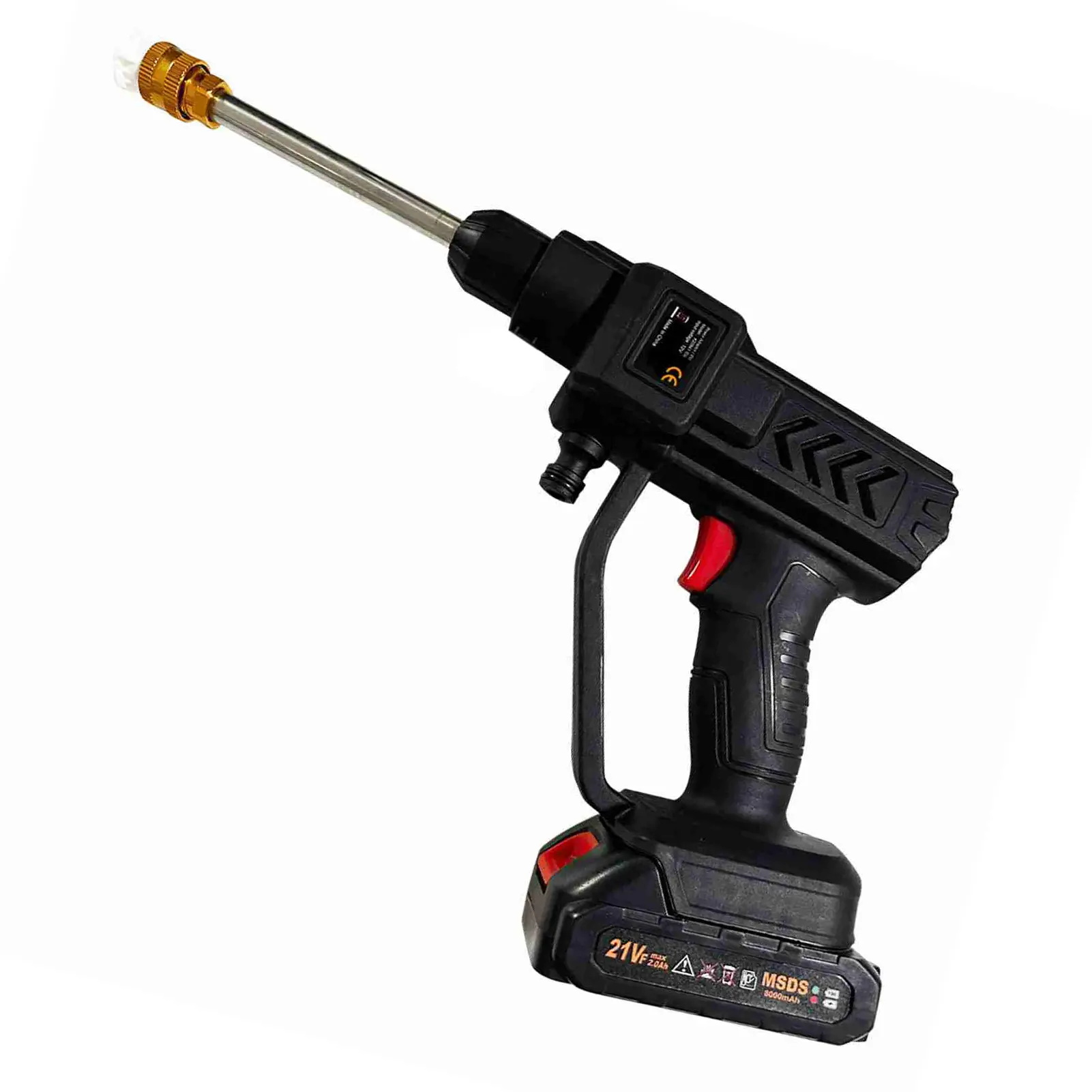 Cordless Power Washer 60Bar 300W High Power Washer Machine with Rechargeable Battery for Car Fence Floor Cleaning Watering