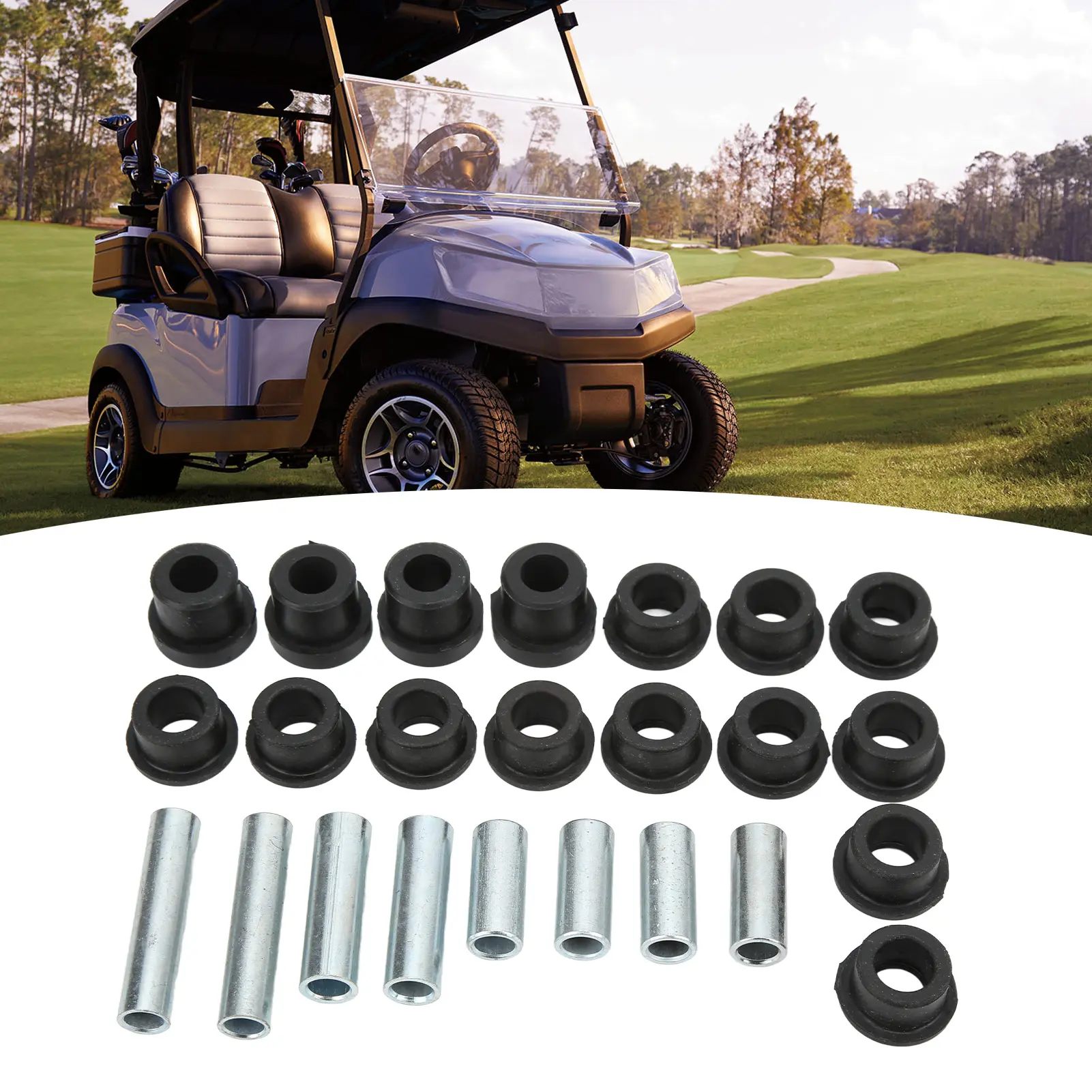 Bushing Sleeve Kit 1016346 1016349 1016350 1012303 1015583 Replacement for  Car DS Gas Electric 1992‑Up Bushing Kit