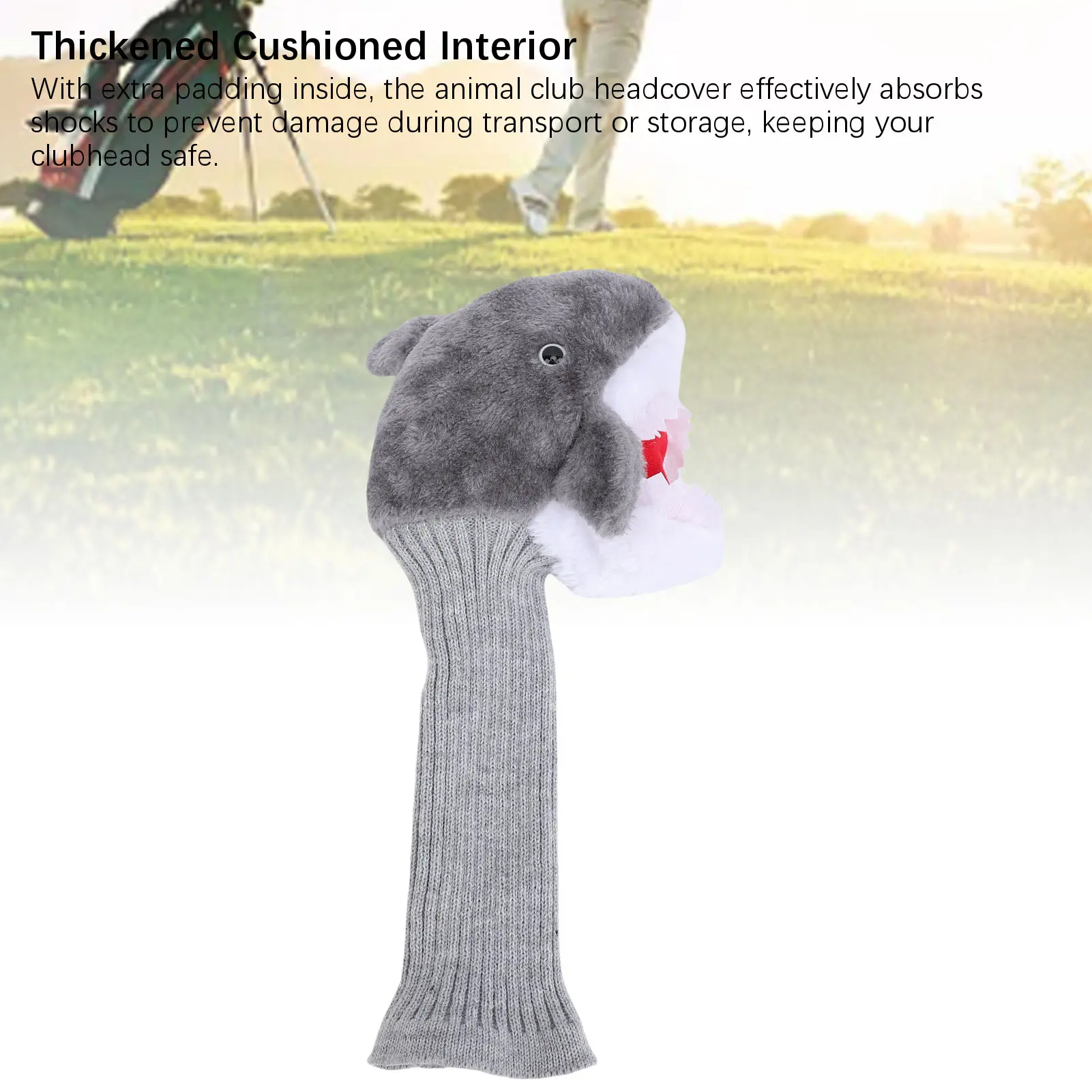 Cartoon  Headcover Plush Protective Funny Animal  Headcover for Adults Kids Women and Men Protective  Headcover