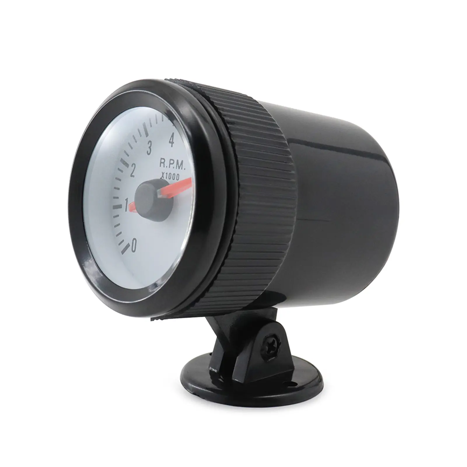 Tachometer Tach Gauge with Black Holder Cup for Auto Car 2'' 52mm 0-8000RPM Blue LED Light
