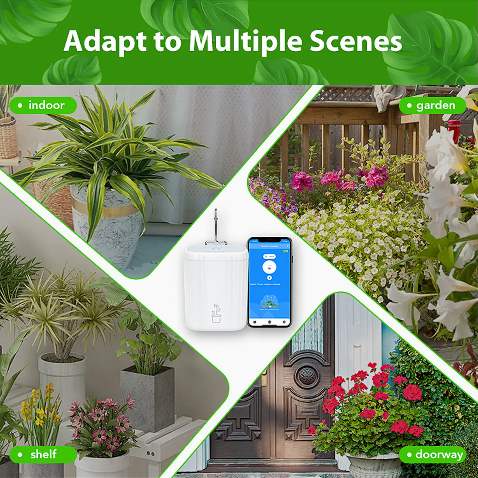 Automatic Drip Irrigation System WIFI Intelligent Watering Device Efficient Timed Easy To Assemble for IOS System for Terraces
