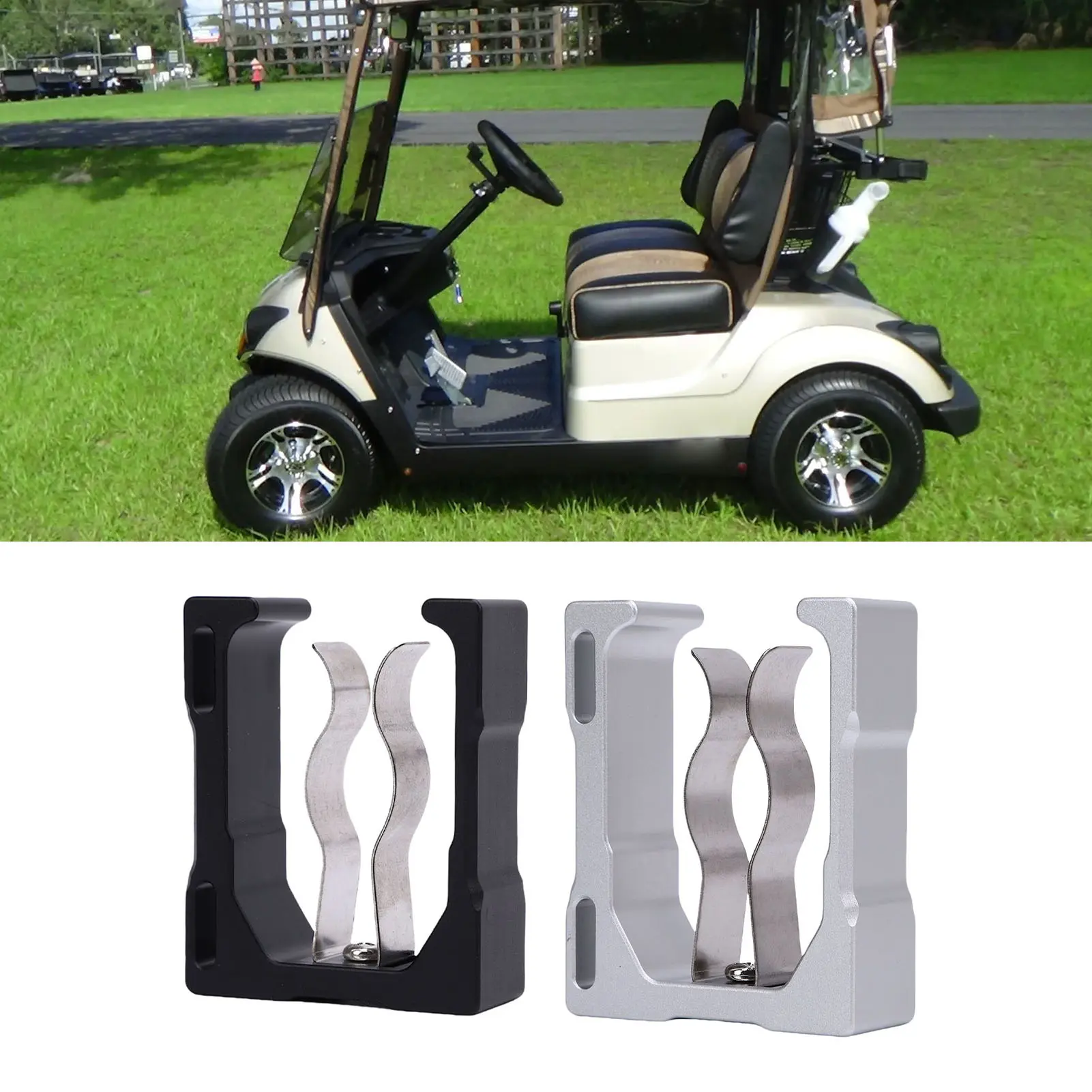 Cart Magnetic Clamp Non Slip Strong Magnetism Portable Stainless Steel Spring Cart Magnetic Holder for Lovers for Fishing Rods