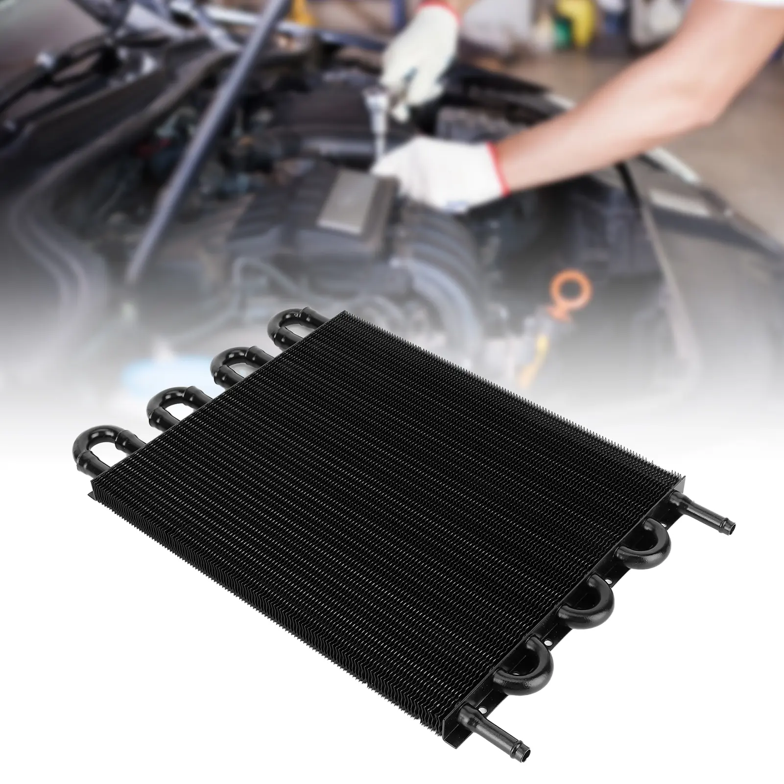 Oil Cooler OC‑1405 8 Rows 26 000LBS GVW Engine Aluminum Parts W/Tube   Oil Cooler