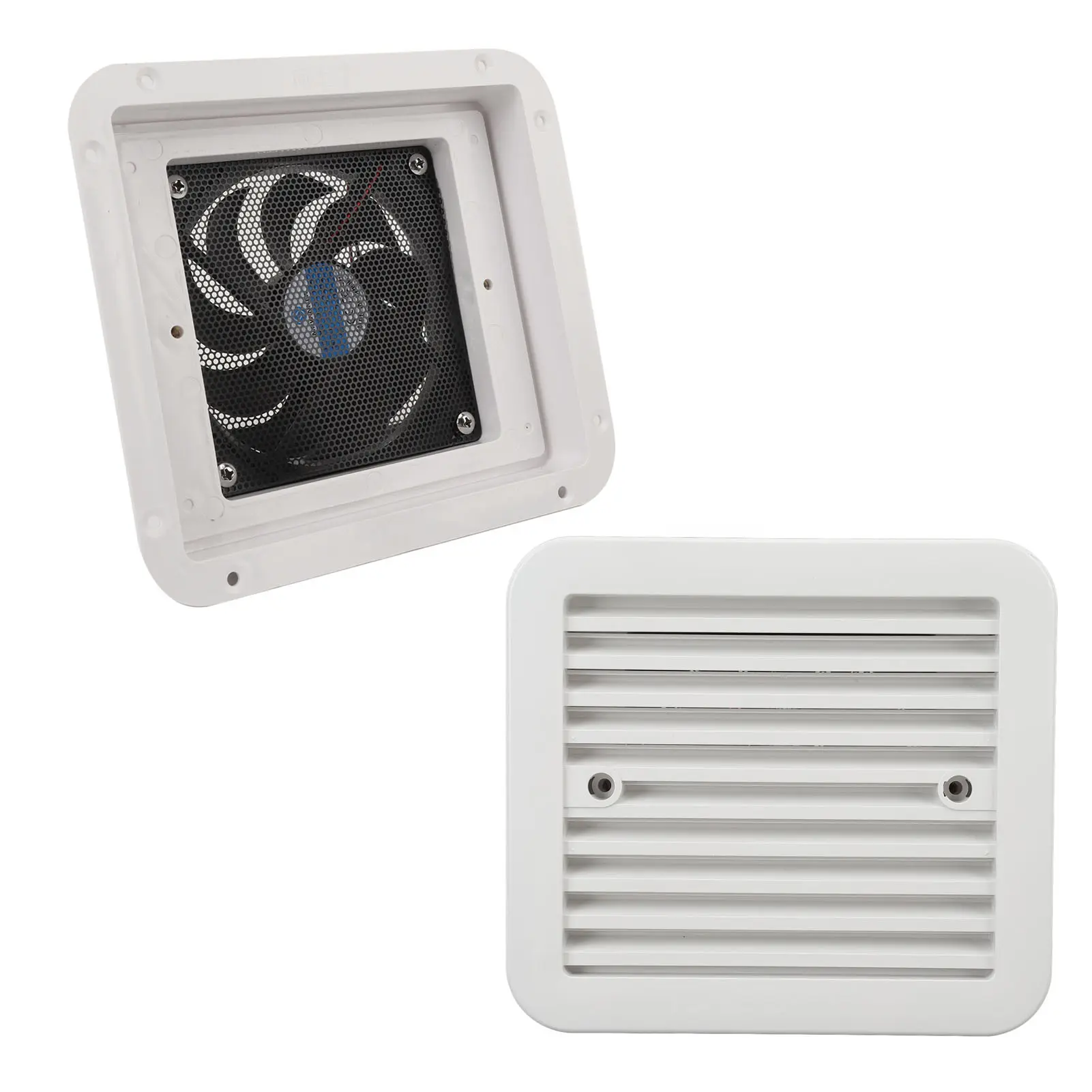 5V RV Side Vent Fan One Way Silent Wind Air Vent Ventilation Exhaust Fan for  Motorhome  Yacht  Air Vent Fan