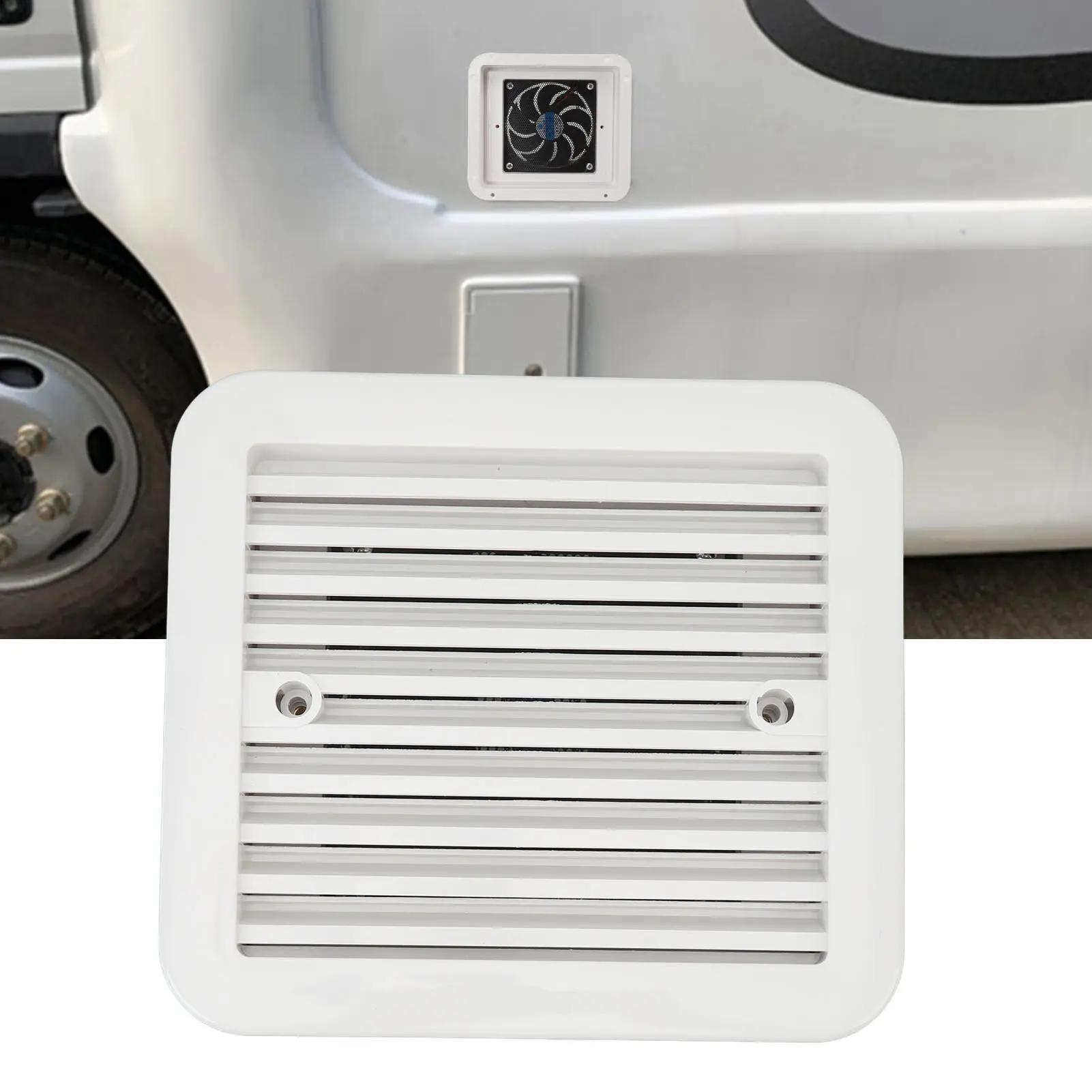 5V RV Side Vent Fan One Way Silent Wind Air Vent Ventilation Exhaust Fan for  Motorhome  Yacht  Air Vent Fan