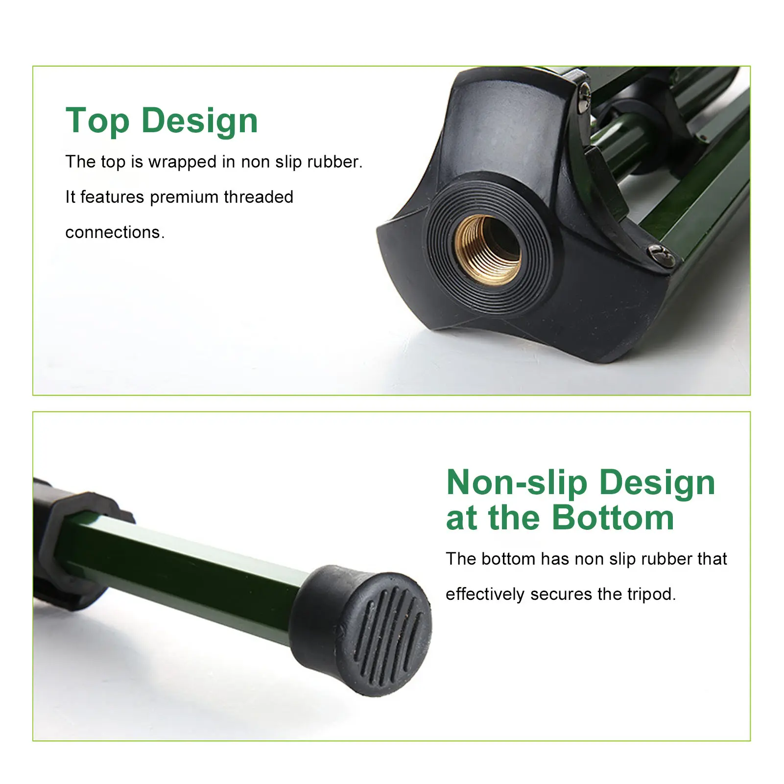 Tripod Sprinkler  Sprinkler Sturdy Rustproof Extension Legs 3/4 Inch Connector 0-360 Degree Large Area Coverage for Yard