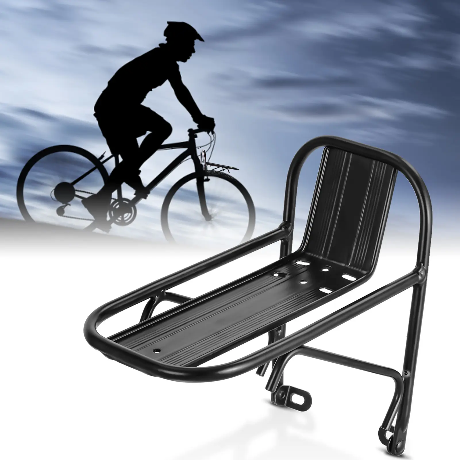 Front Rack Aluminum Alloy Mountain Bike Cargo Luggage Carrier Rack aluminum alloy bike rack  front rack bike rack