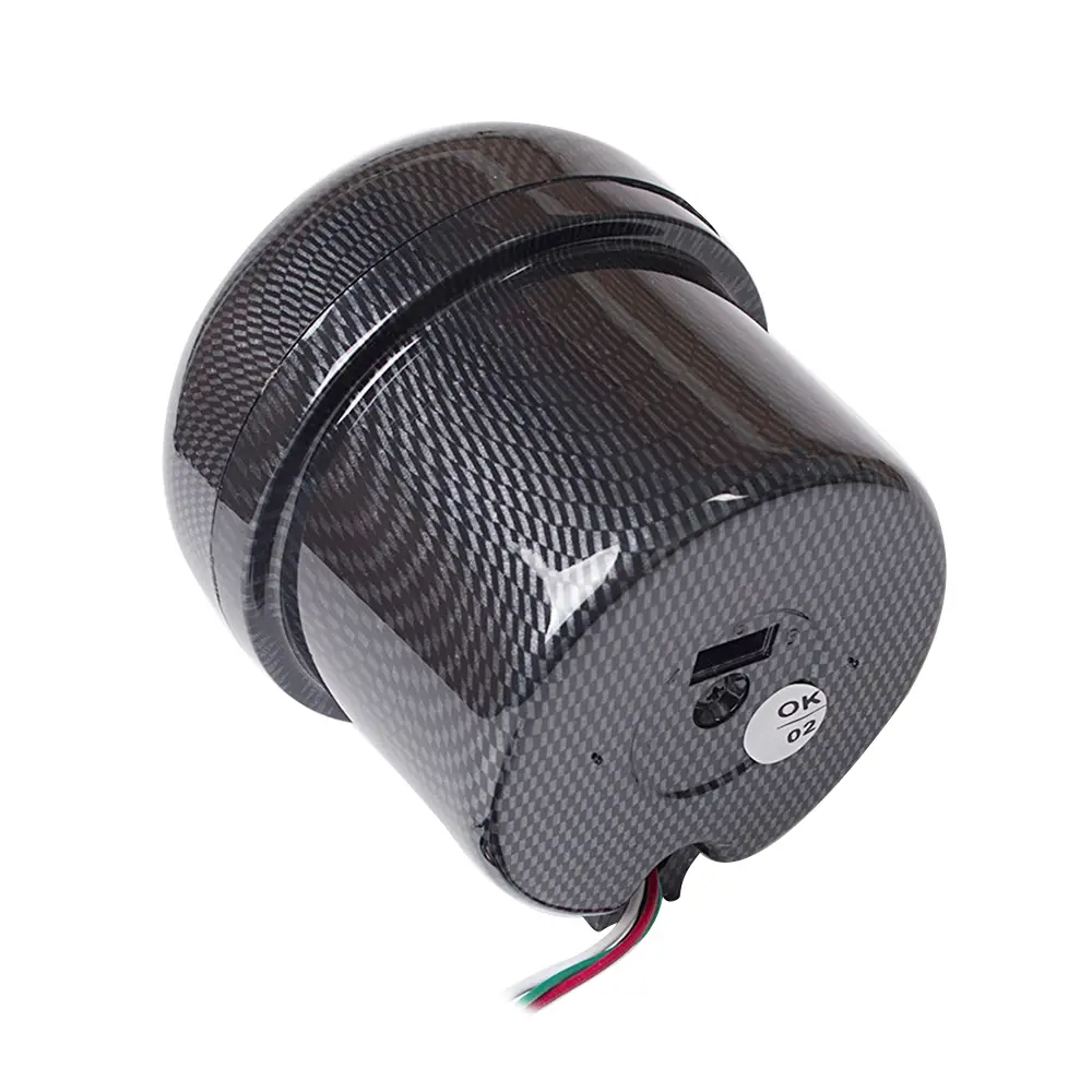 3.75'' Car Universal carbon fibre Tachometer Gauge White Inter Shift light 0-8000 RPM Tachometer Gauge ABS Material