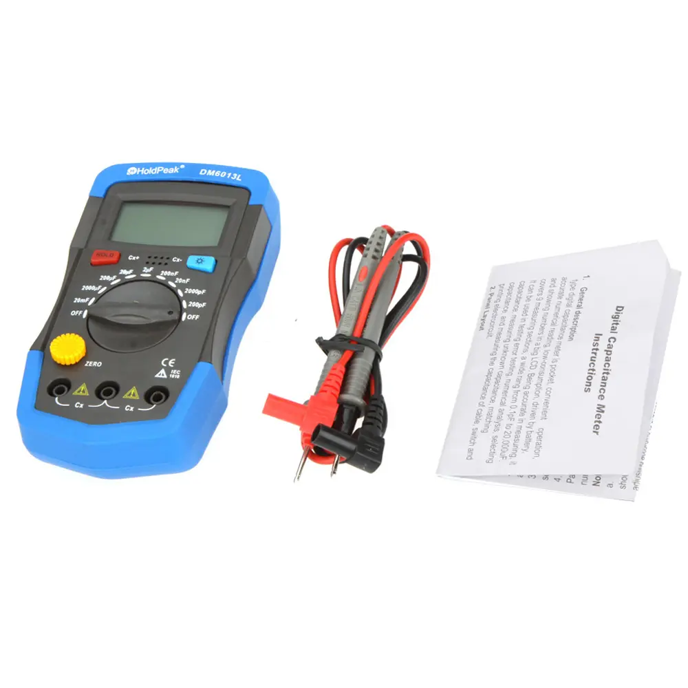 DM6013L High Precision Capacitor Meter Professional Measuring Capacitance Resistance Capacitor Circuit Tester Measurement tools