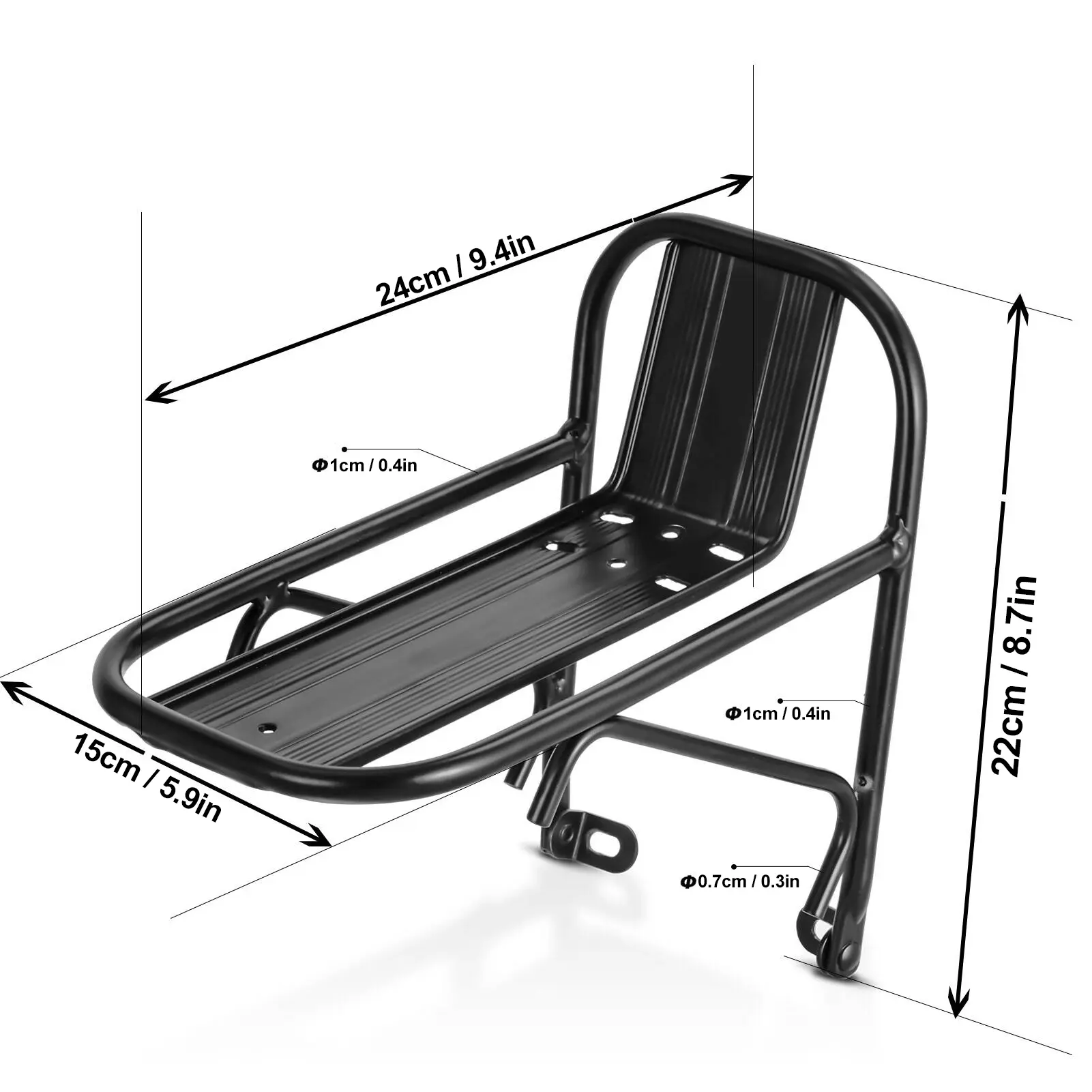 Front Rack Aluminum Alloy Mountain Bike Cargo Luggage Carrier Rack aluminum alloy bike rack  front rack bike rack