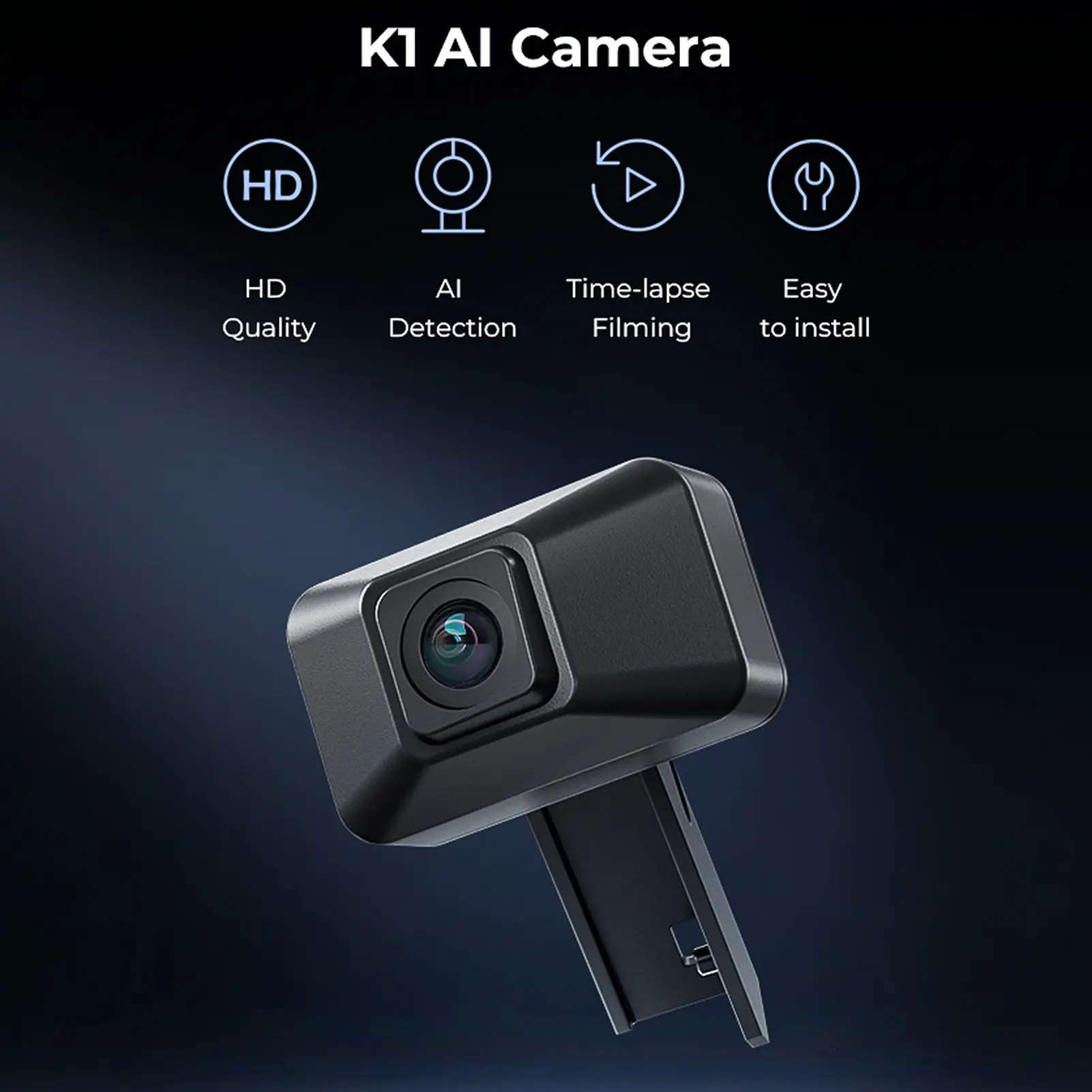 Creality AI Camera Control Intelligent Assistant Support Real Time Viewing and Time-lapse Filming for K1C/ K1/K1 Max 3D Printers