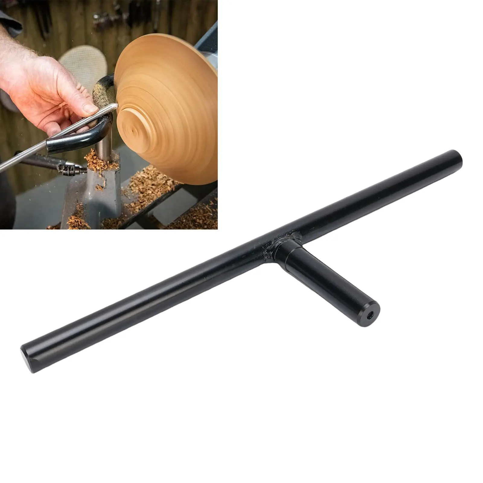 Lathe Tool Rest 12in Stainless Steel with 5/8in Post for Wood Lathe Turning Woodworking Lathe Tool Rest with 5/8in Post
