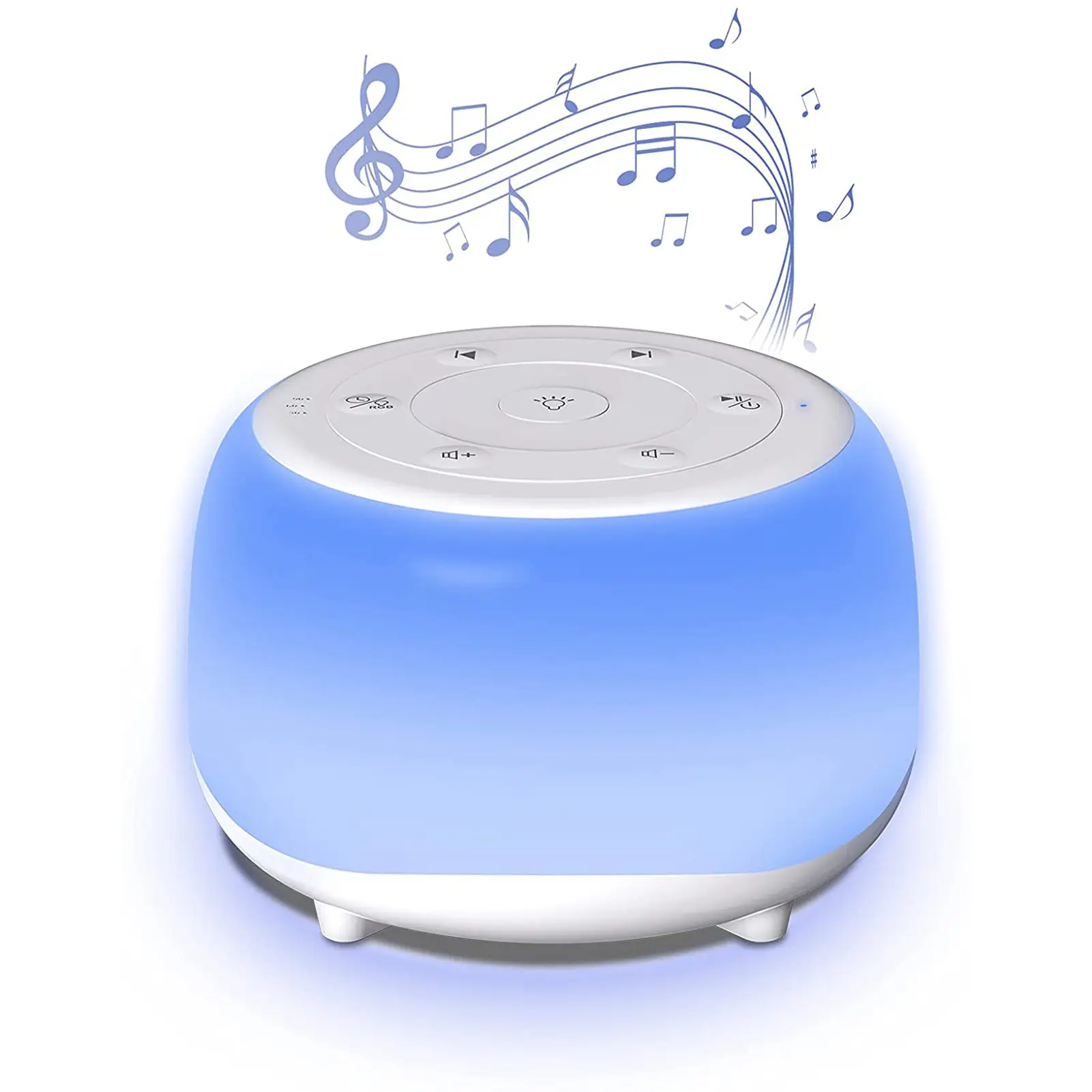 Desktop White Noise Machine Sleep Sound Machine for Baby Sleep Soother 7 Colors Night Lights 34 Soothing Sounds 32 Levels