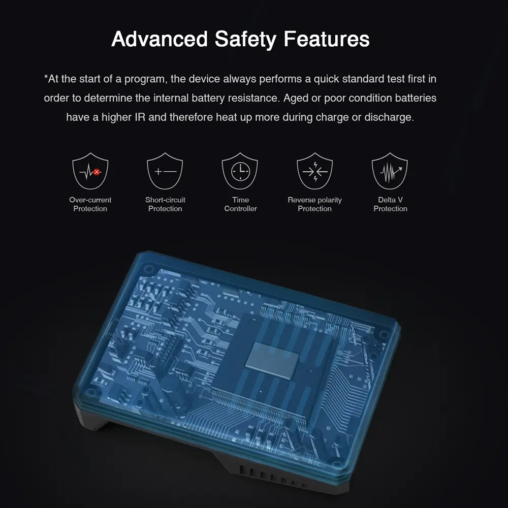 SKYRC NC1500 4-Slot Smart Battery Charger Discharger & Analyzer for AA/AAA Ni-MH Battery