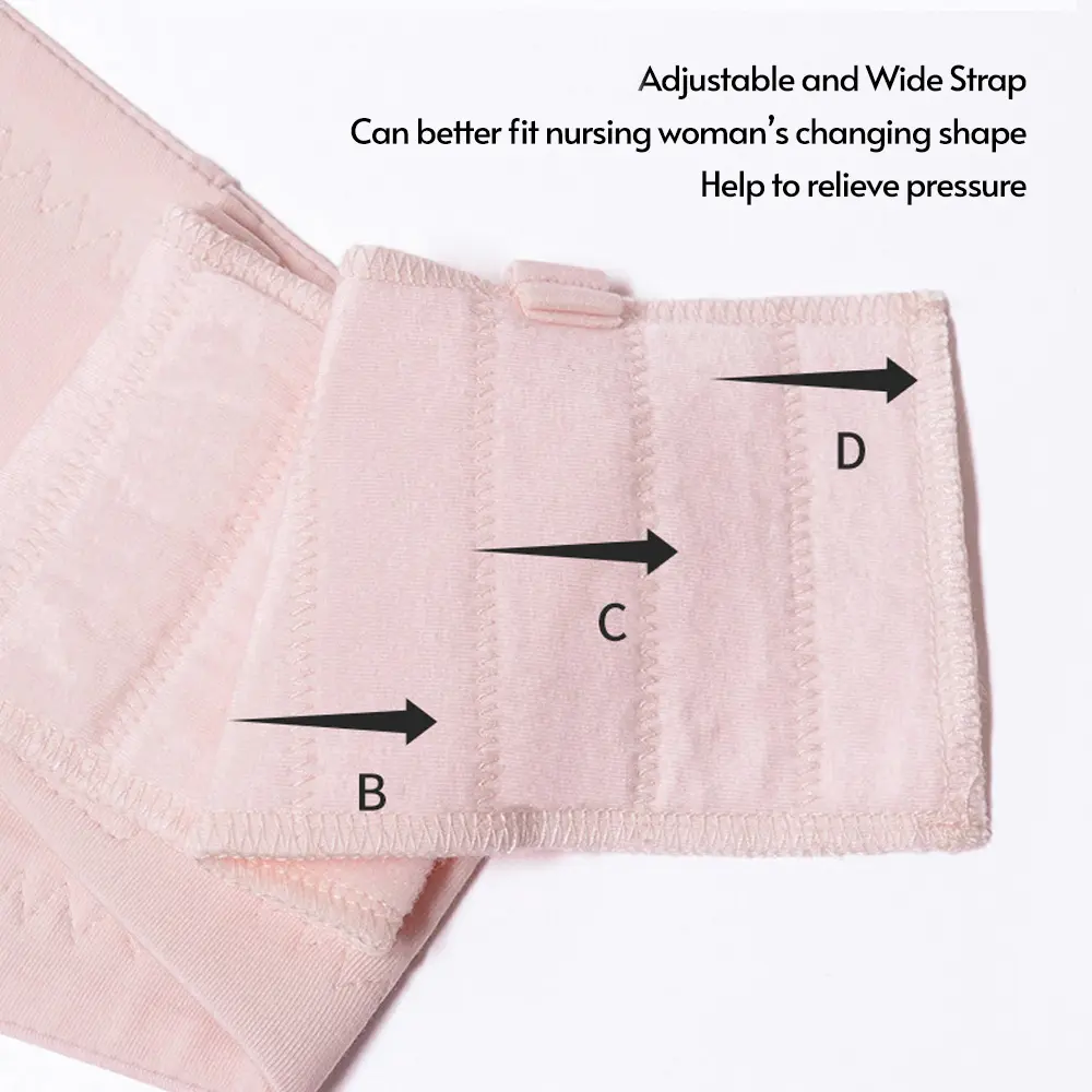 Hands Free Pumping Bra Adjustable Cotton Breast Pump Bra No Steel Ring Nursing Bra for Women Breastfeeding Underwear