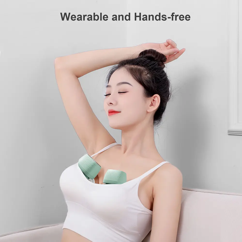 Wearable Breast Pump Electric Breast Pump for Breastfeeding Hands Free 3 Modes 9 Suction Levels Low Noise 150ml Storage Capacity