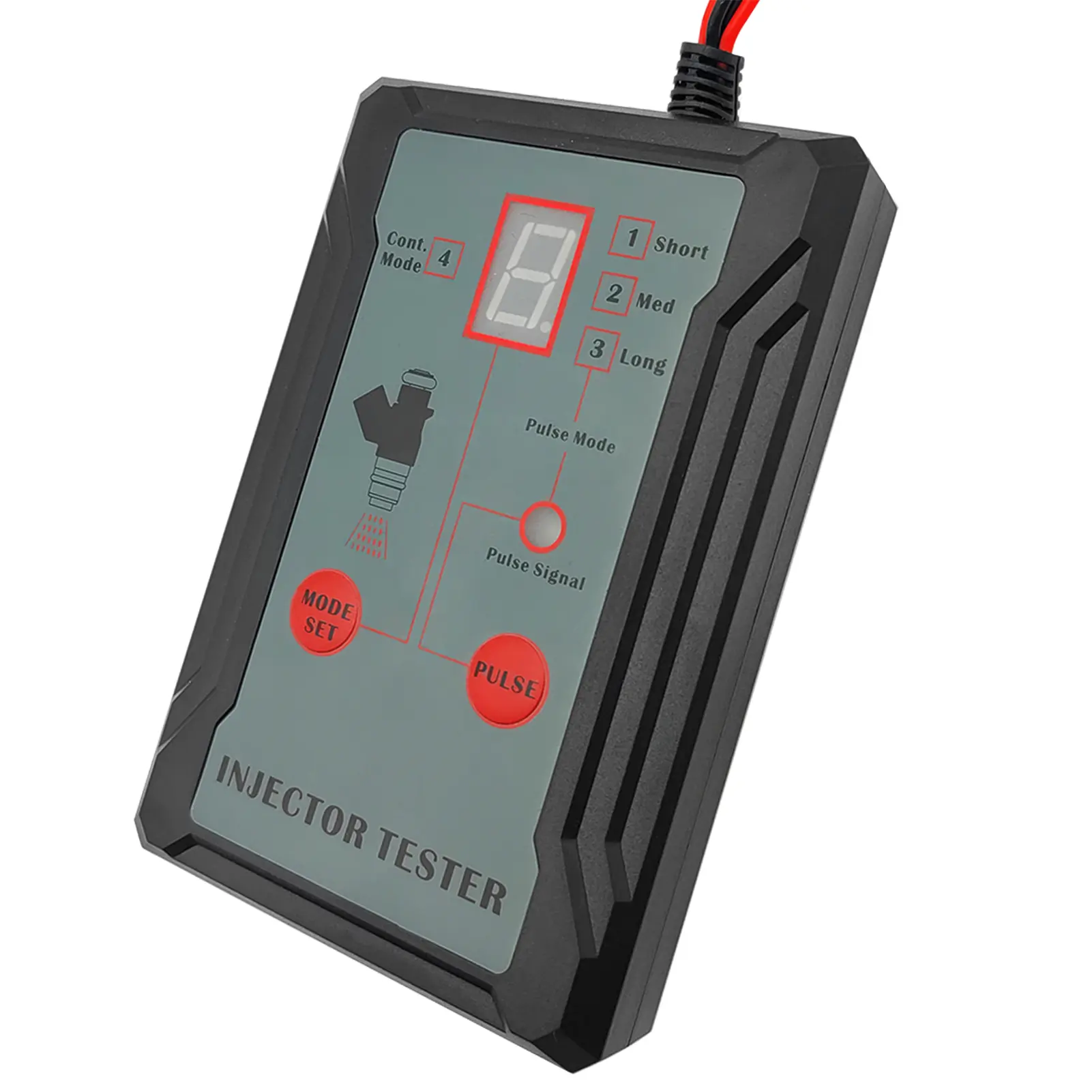Fuel Injector Tester and Adapter for Diagnosis Cleaning of Injectors DIY Cleaning Tool Kits 12V/5V Switchable Short-circuit Prot