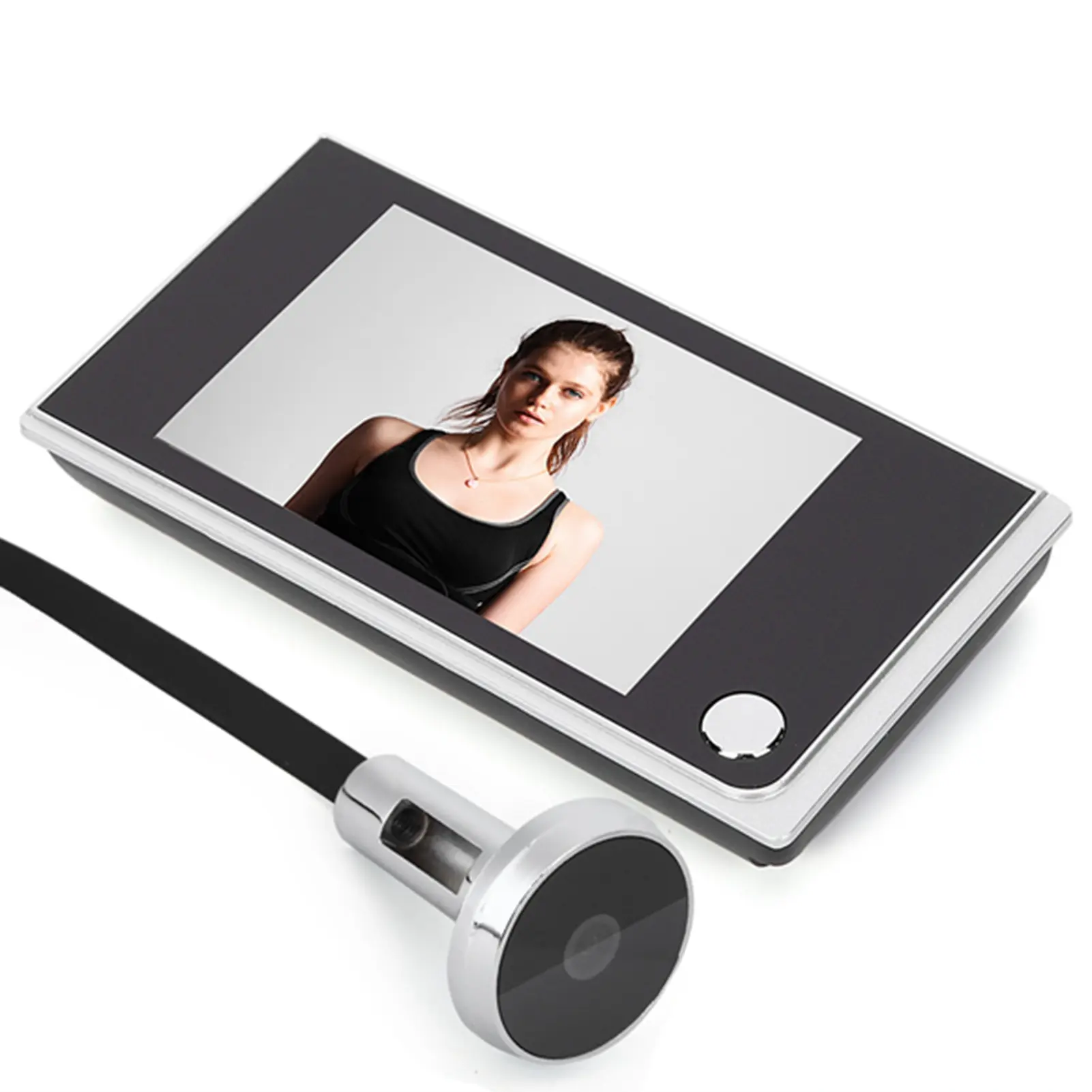 120 Degree Peephole Viewer 3.5" Digital LCD 120 Degree Peephole Viewer Photo Visual Electronic  Digital Doorbell Peephole