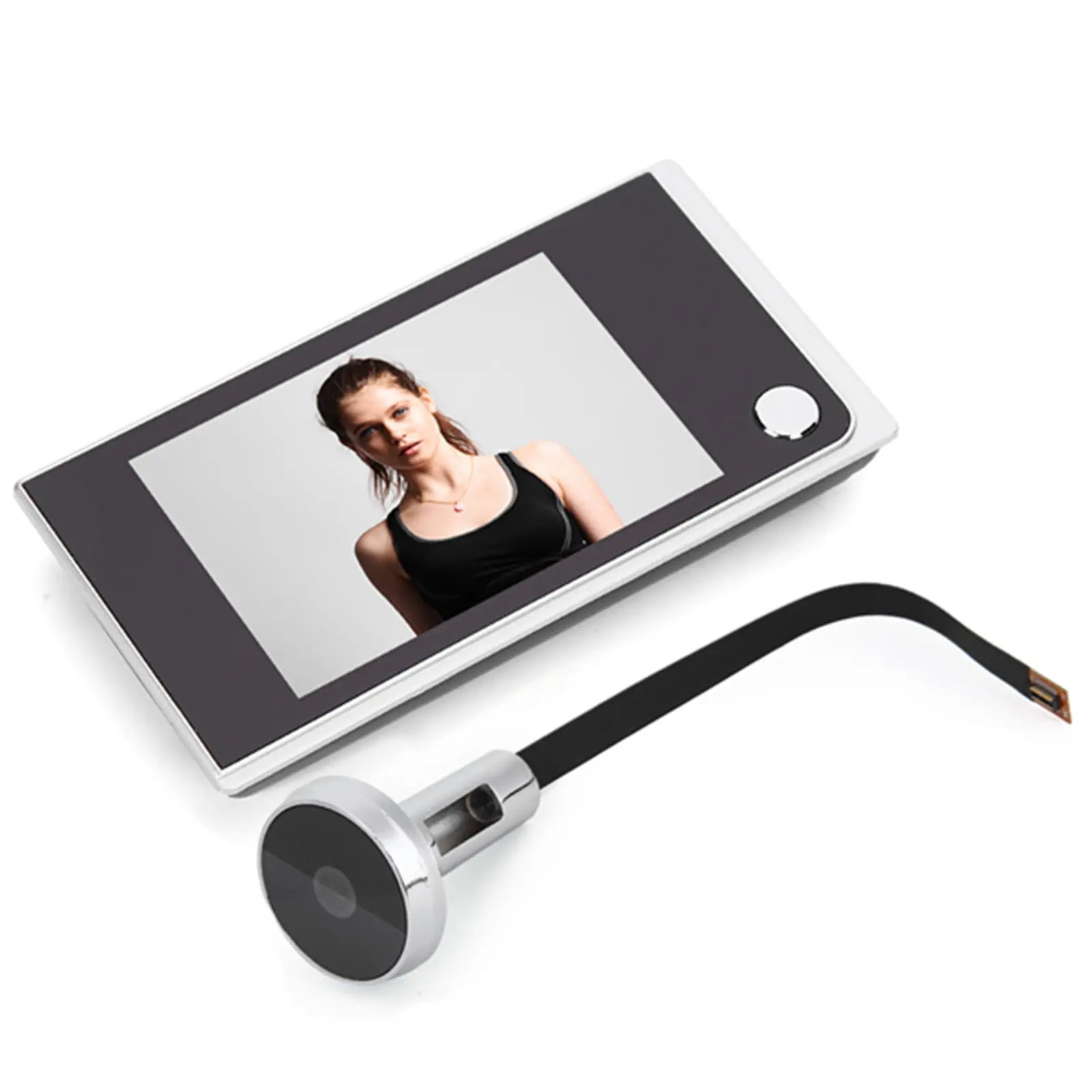 120 Degree Peephole Viewer 3.5" Digital LCD 120 Degree Peephole Viewer Photo Visual Electronic  Digital Doorbell Peephole