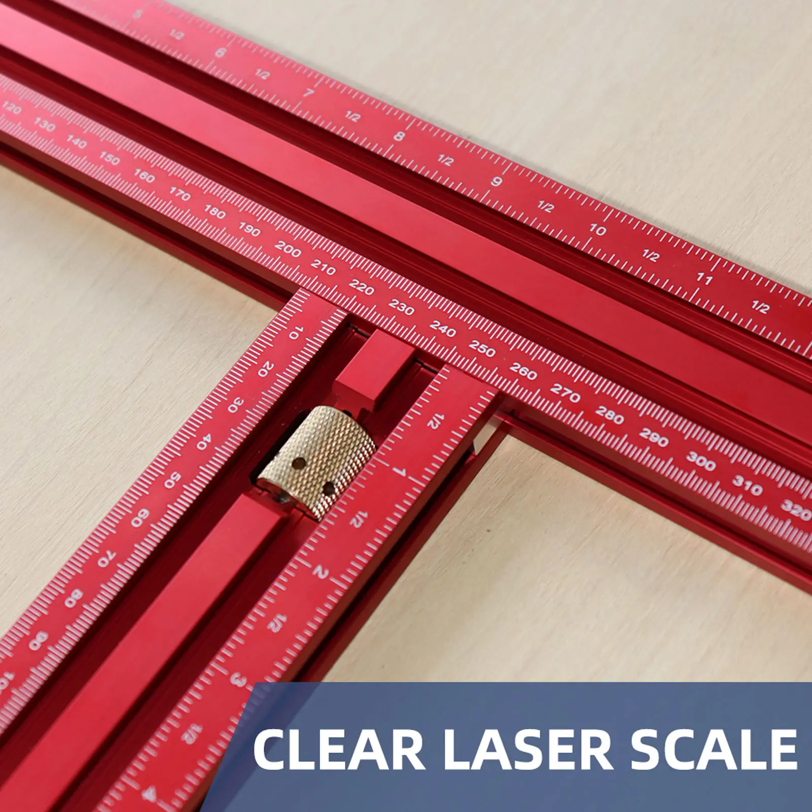 Aluminum Alloy Rail System Robust Construction Flexible Use Heavy Duty Easy To Read Parallel  Rail System for Woodworking