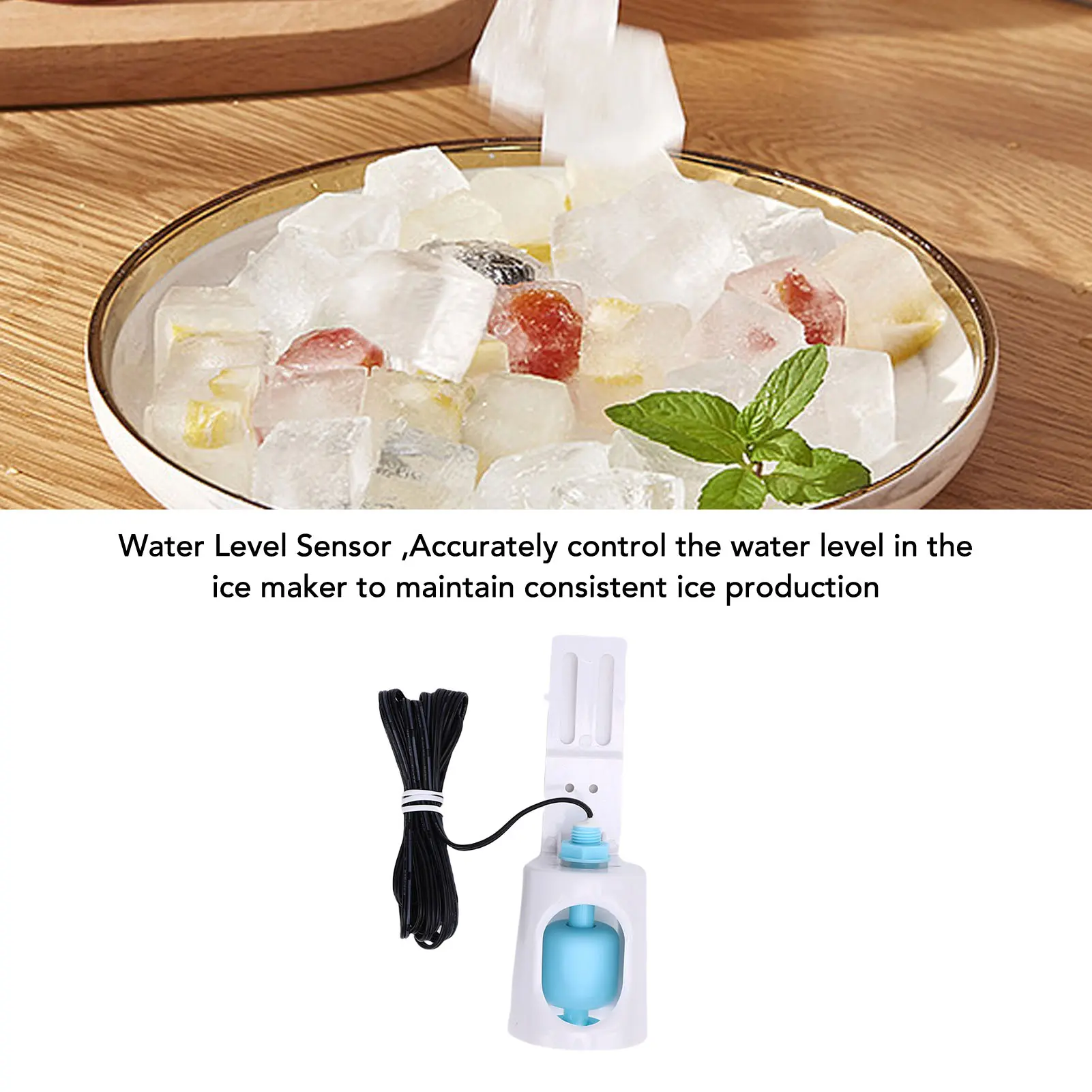 Ice Machine Water   Ice Maker Water   Antioxidant Sensitive Easy Installation Stable ABS for Replacement