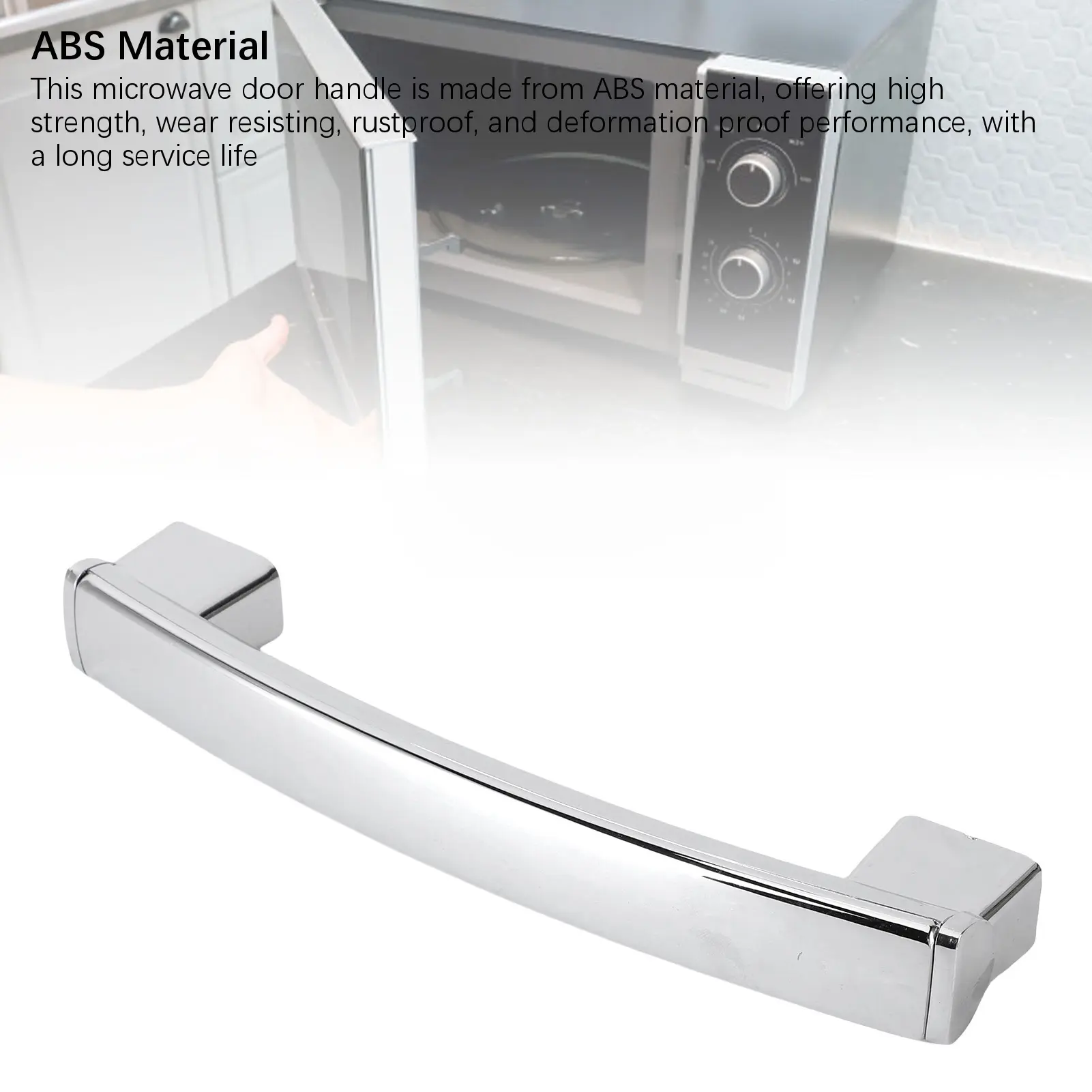 ABS Plastic Microwave Handle Microwave Handle WB15X26821 WB15X20402 ABS Plastic Electric Microwave Oven Door Handle Replacement