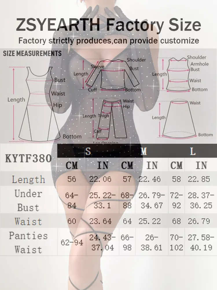 Nightclub Stage Shine Rhinestone Bodycon Nighties Hot Sexy Lingerie Sets Transparent Mesh Bandage V-Neck Long Sleeve Baby Dolls