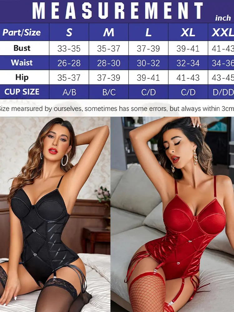 Bandage Sexy Lingerie Open Anal Bodysuit Women Corset Push Up Bra Body Femme Bondage Crotchless Teddy Underwear Erotic Costumes